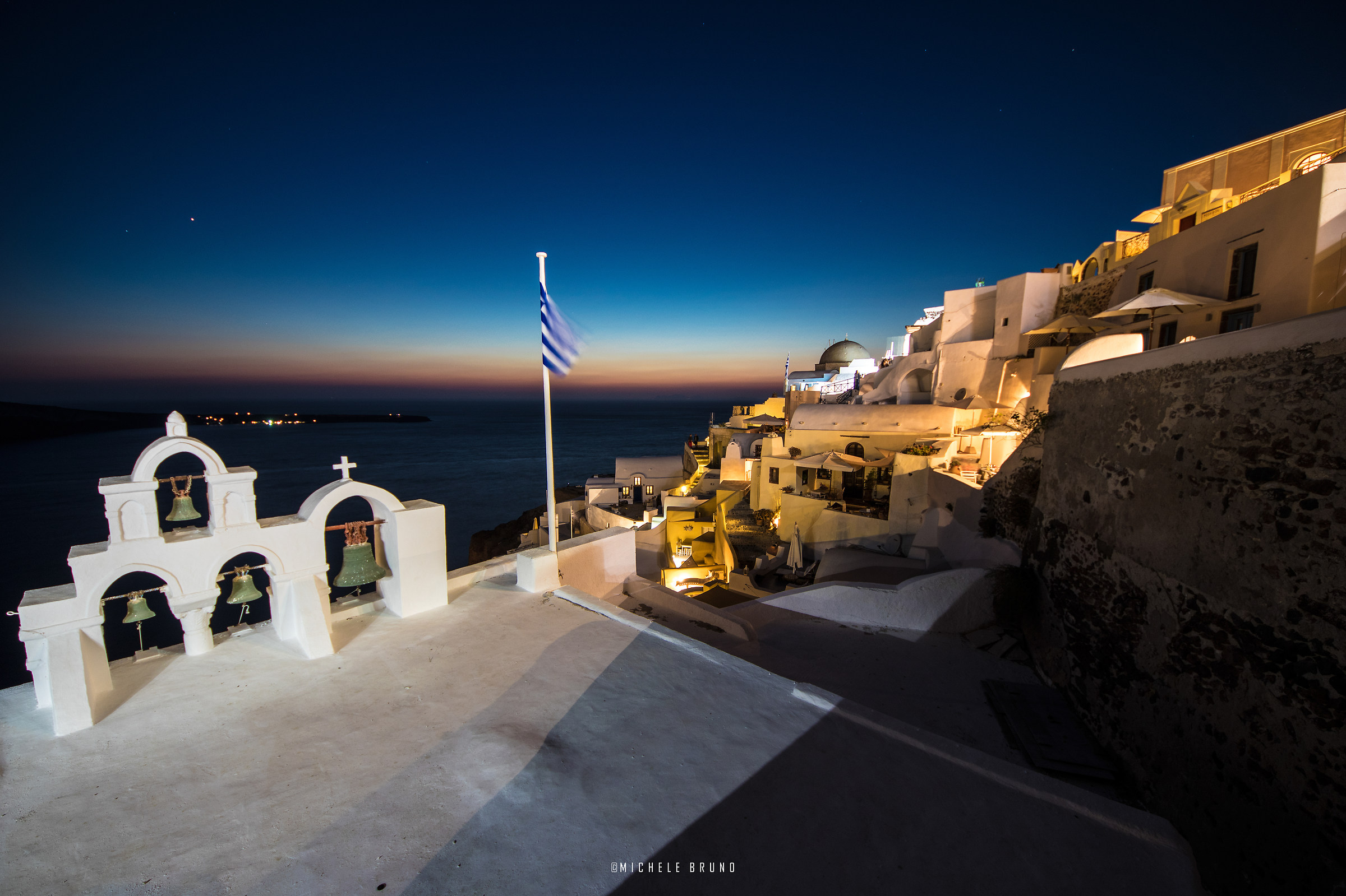Oia's blue Hour