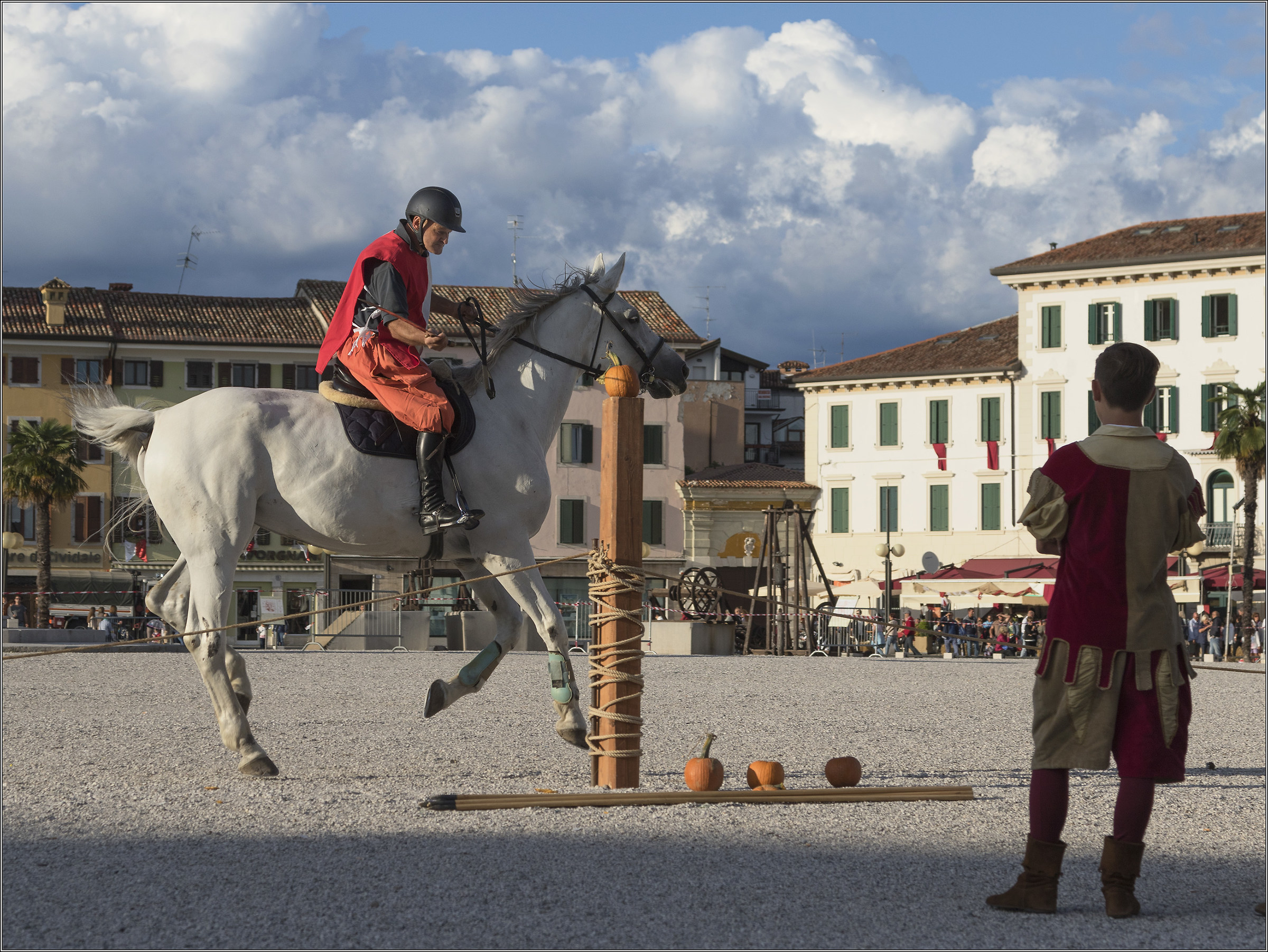 cavaliere gara di abilità
