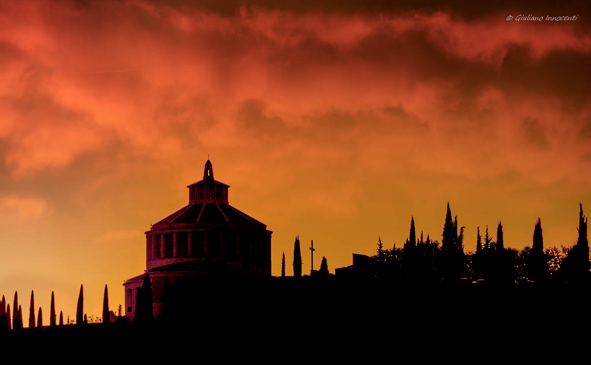 an infuriated sunset