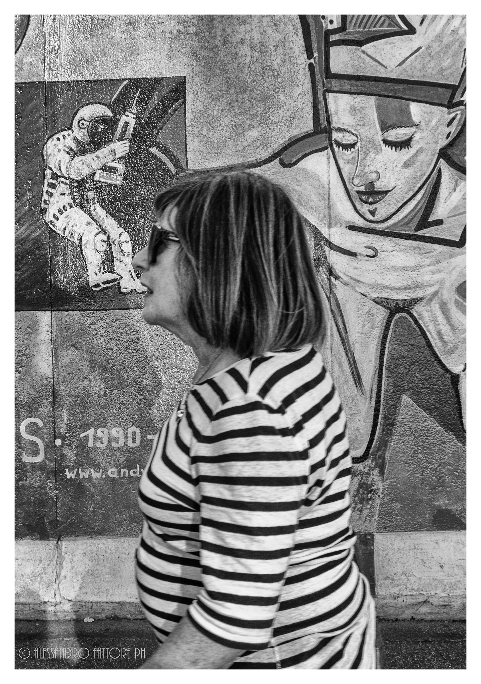 By passing through history