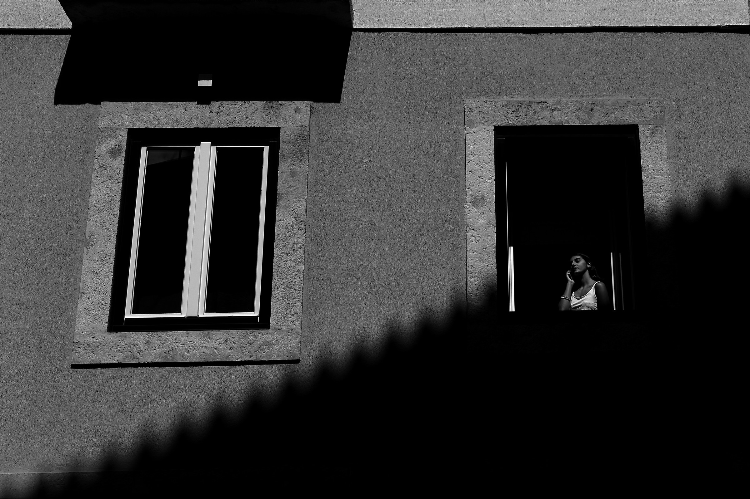 Girl on the phone second version