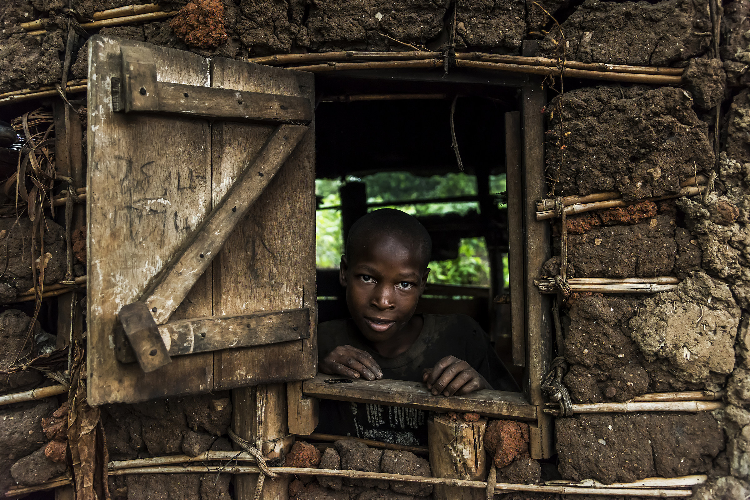In una capanna rurale - Uganda