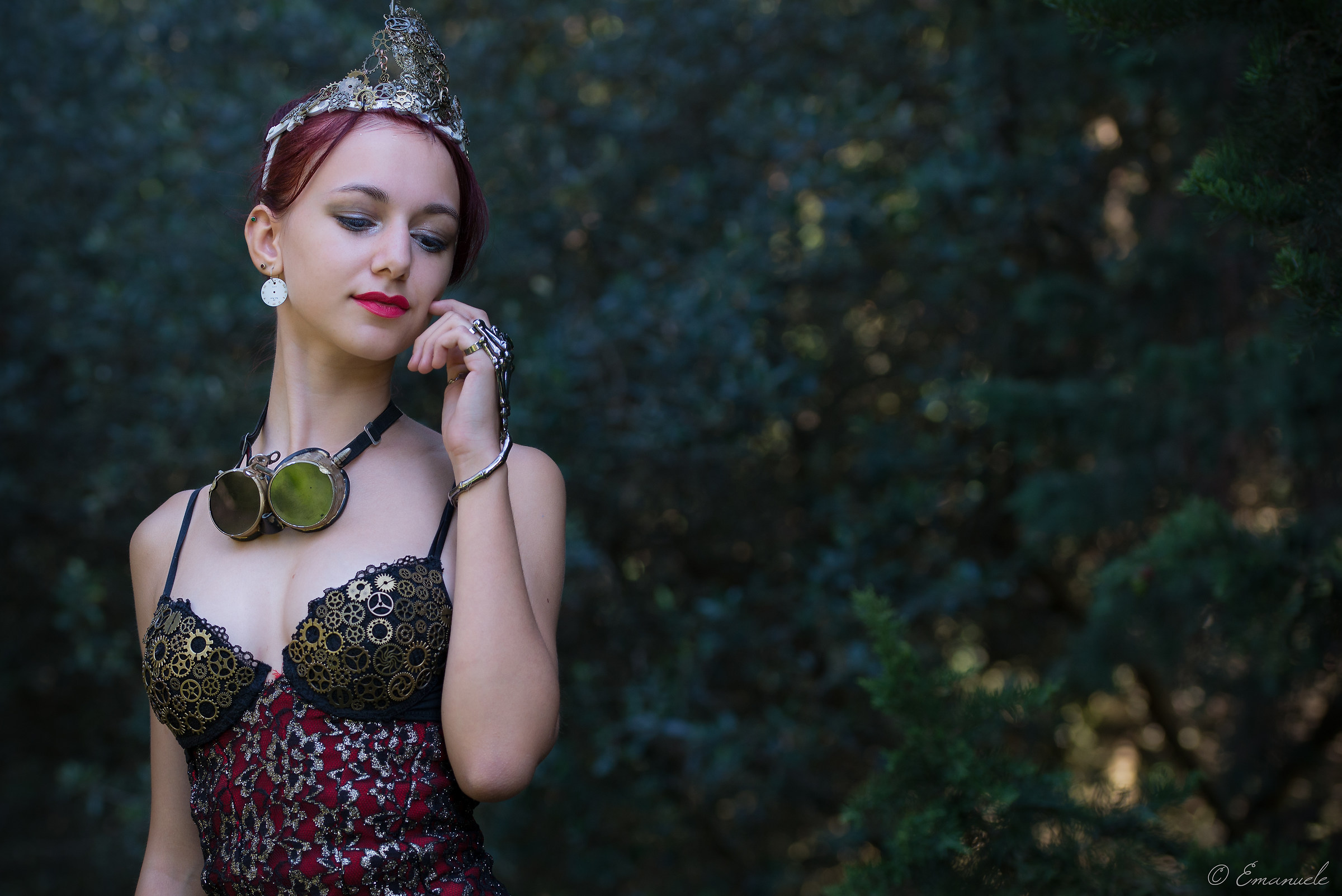 Steampunk with diadem