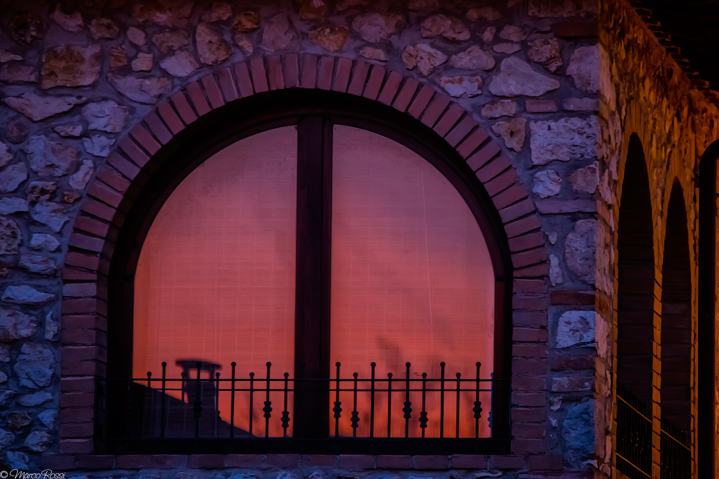 Riflessi al tramonto