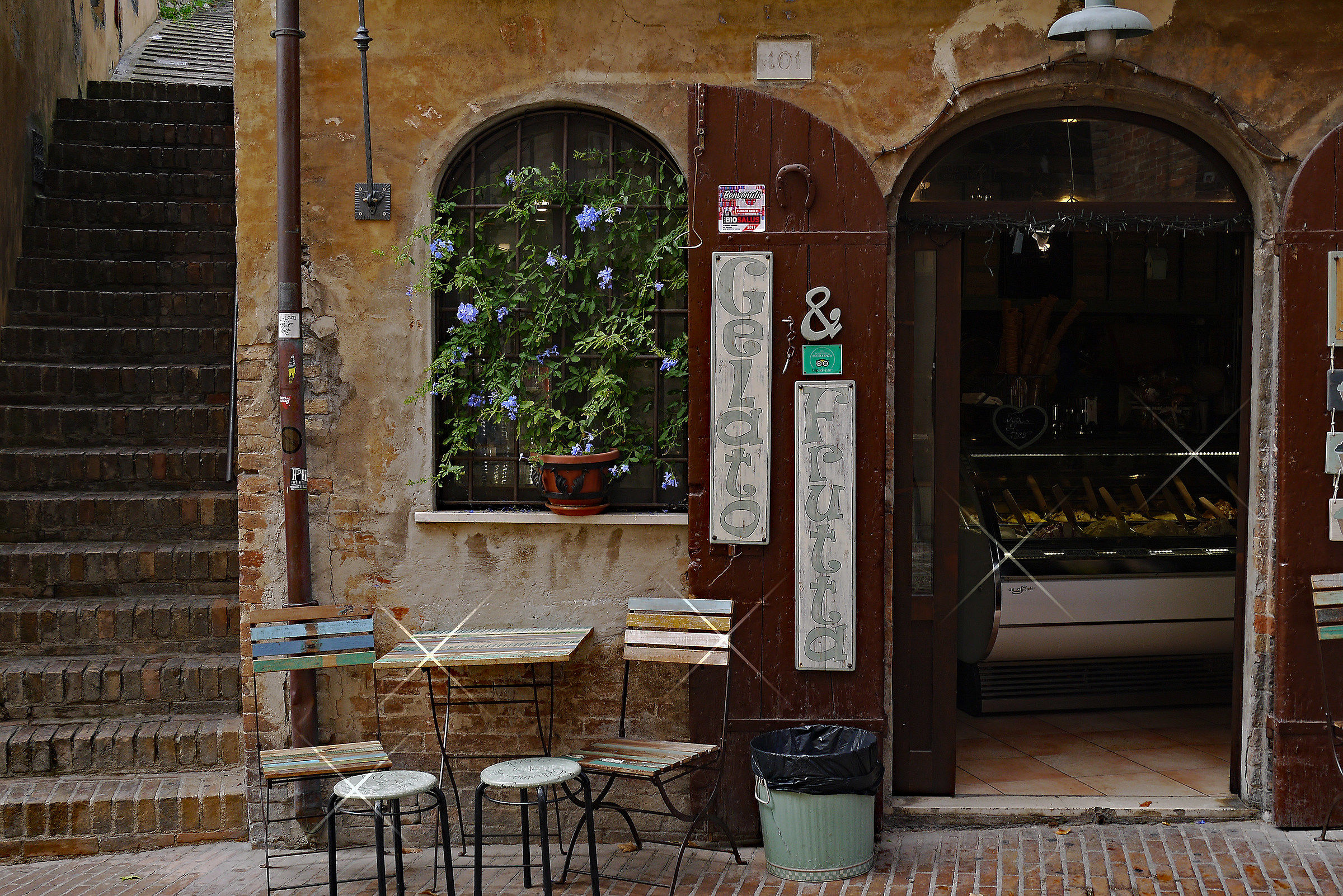 Five ice cream stars