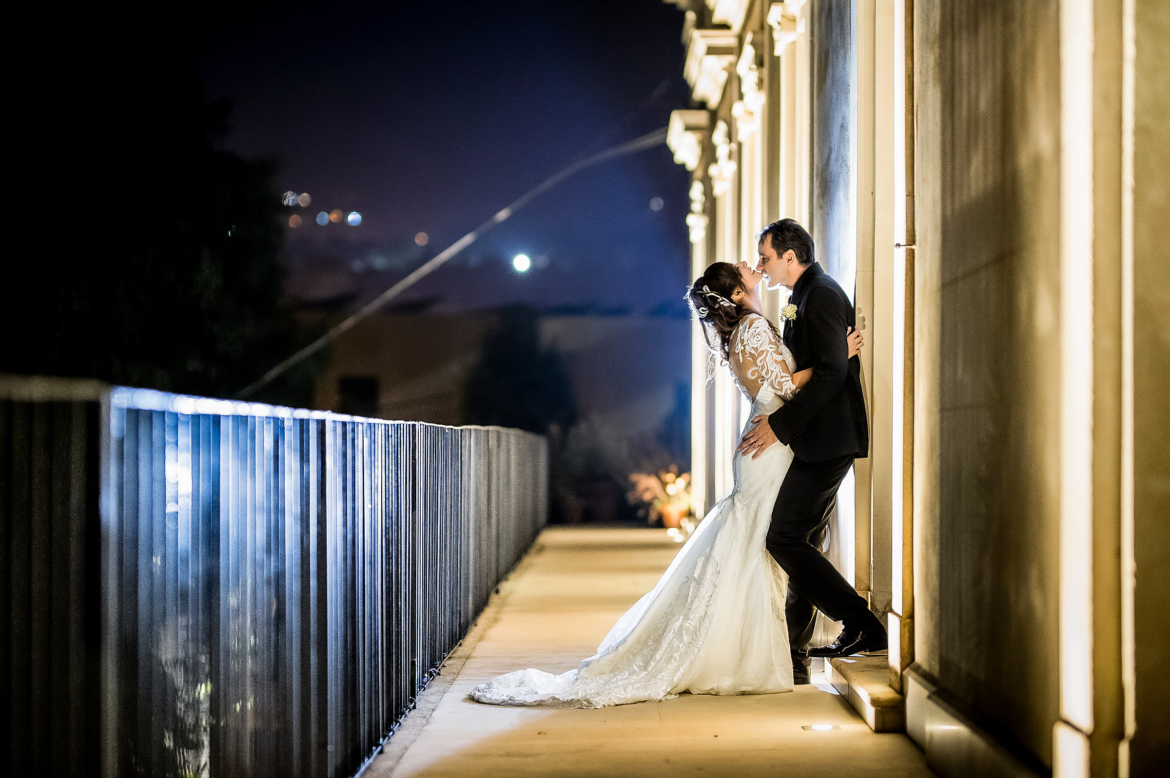 Kissing in the night