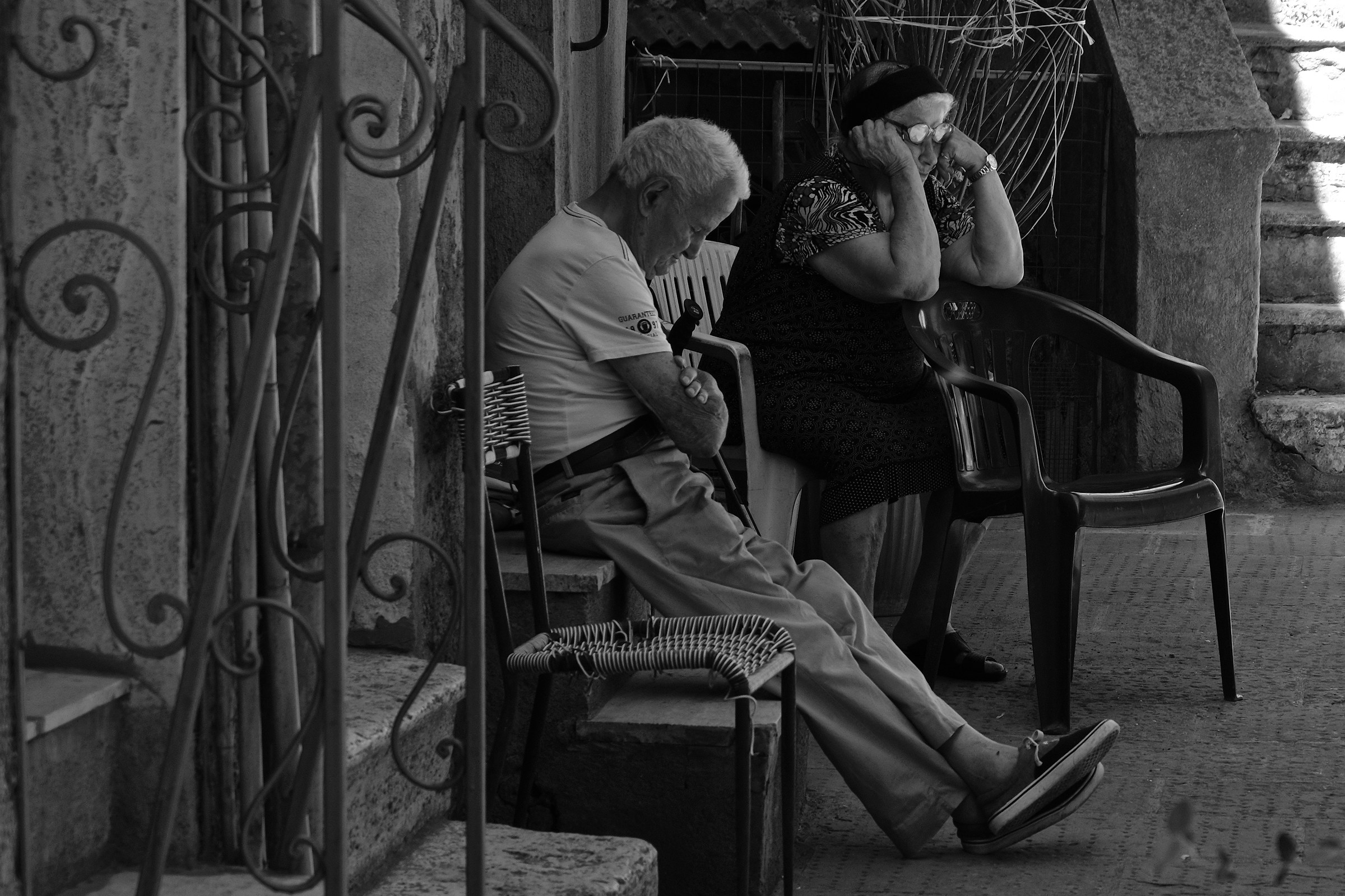 Siesta dopo pranzo in pieno Agosto