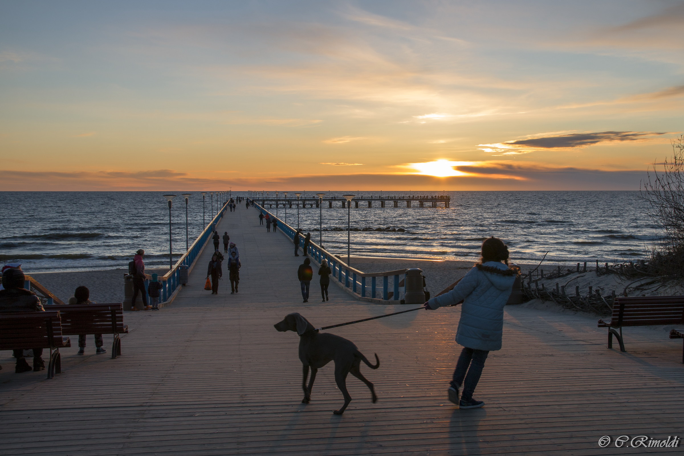 Sunset over the Baltic