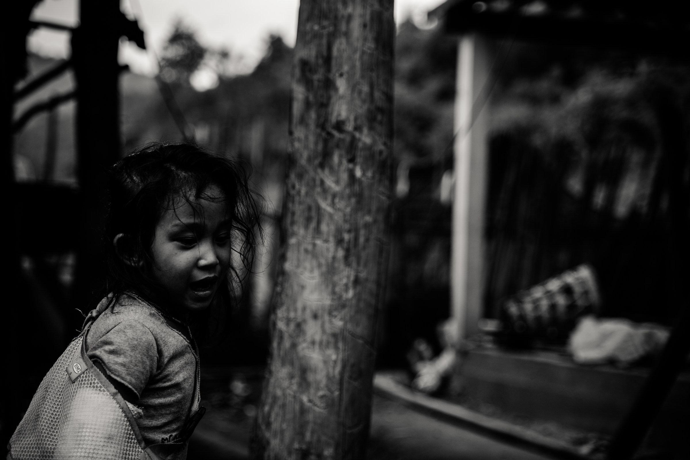 little girl for small smile