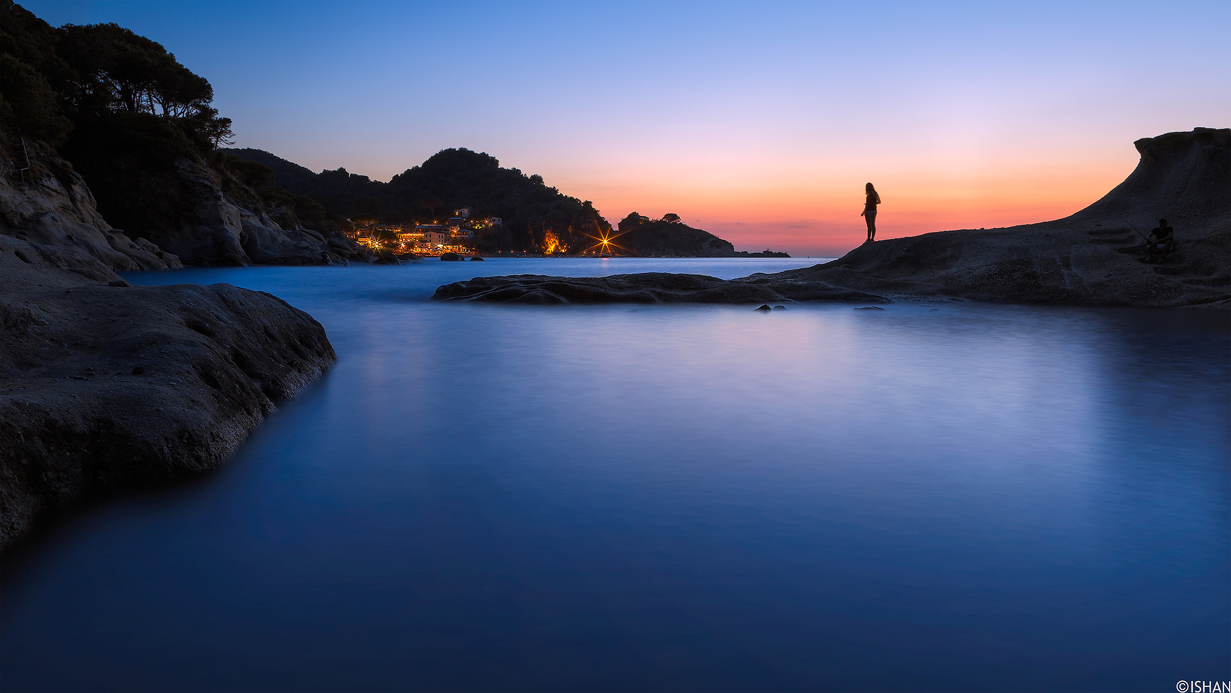 The tranquility of the blue hour