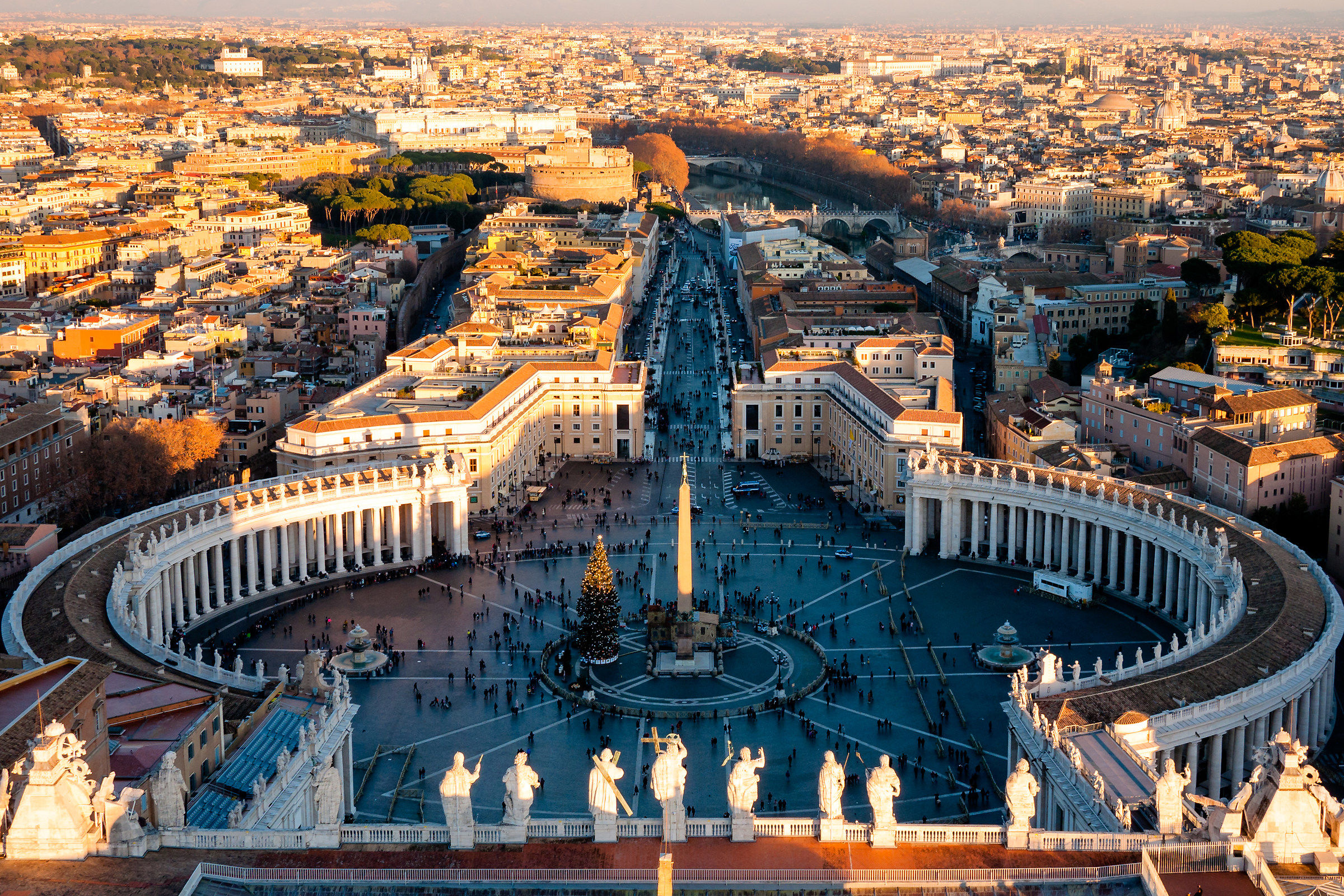 Vista dalla cupola di San Pietro