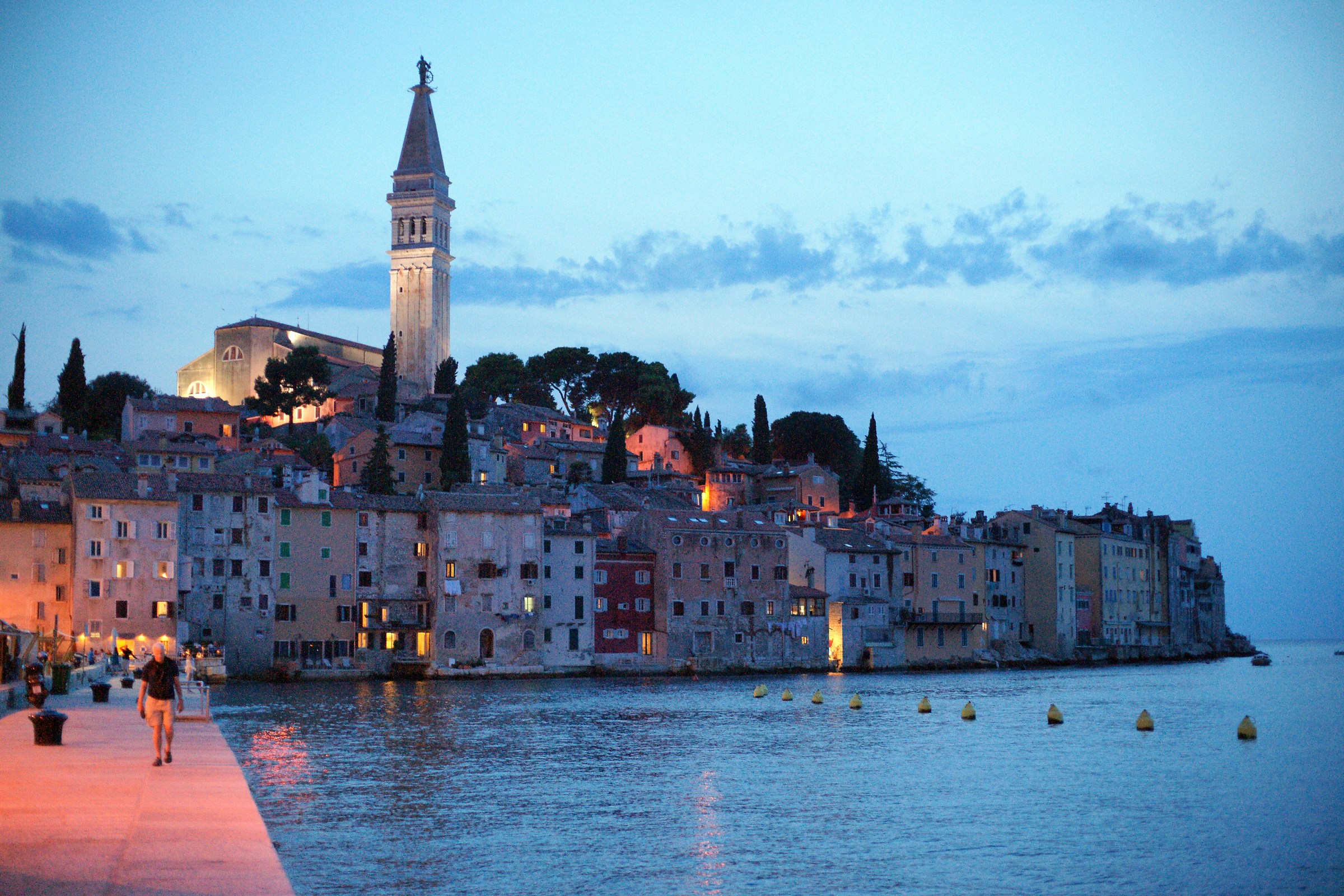 view of Rovinj, Croatia