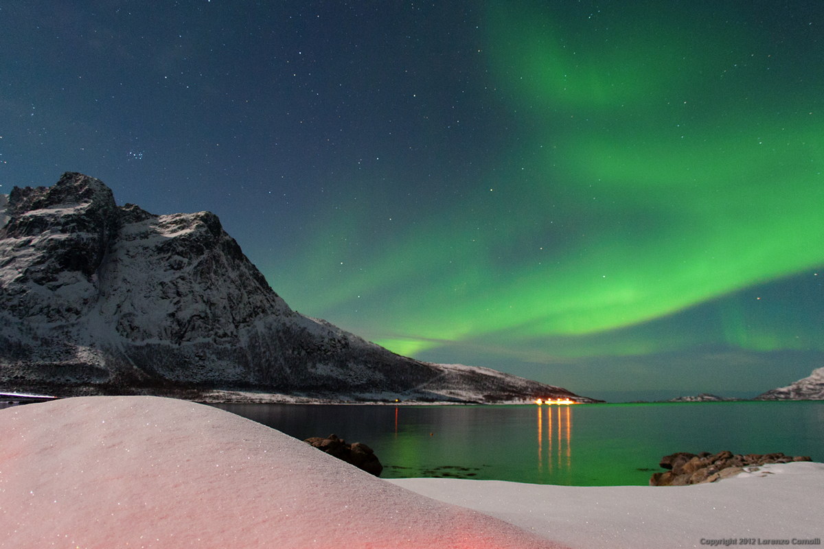 Snowed aurora