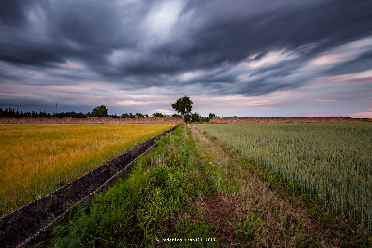 Just before the rain