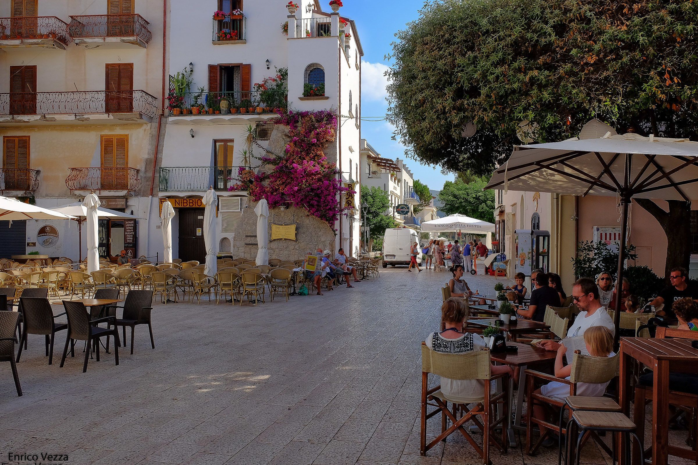 In the square in Sperlonga