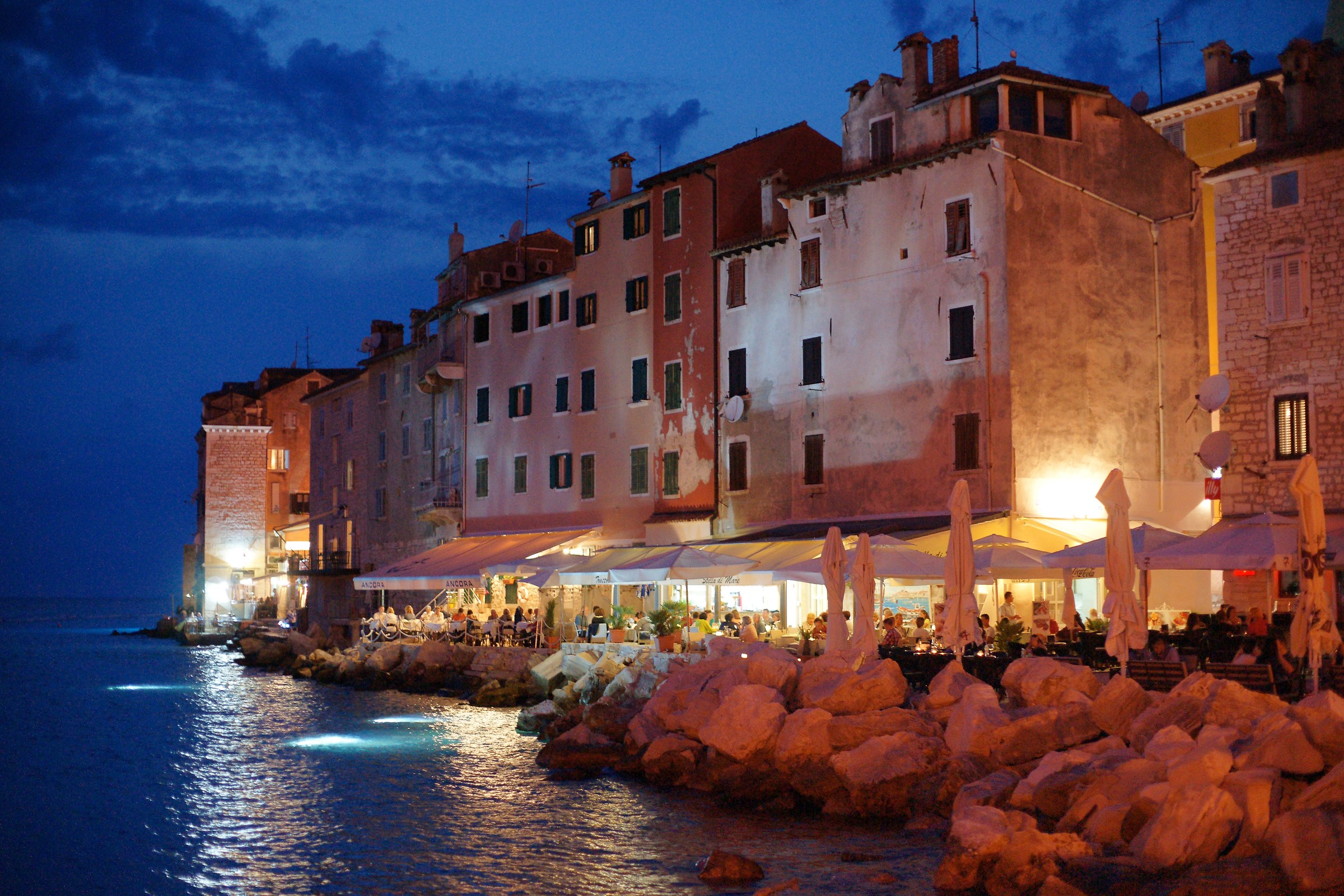 Rovinj at dinner time