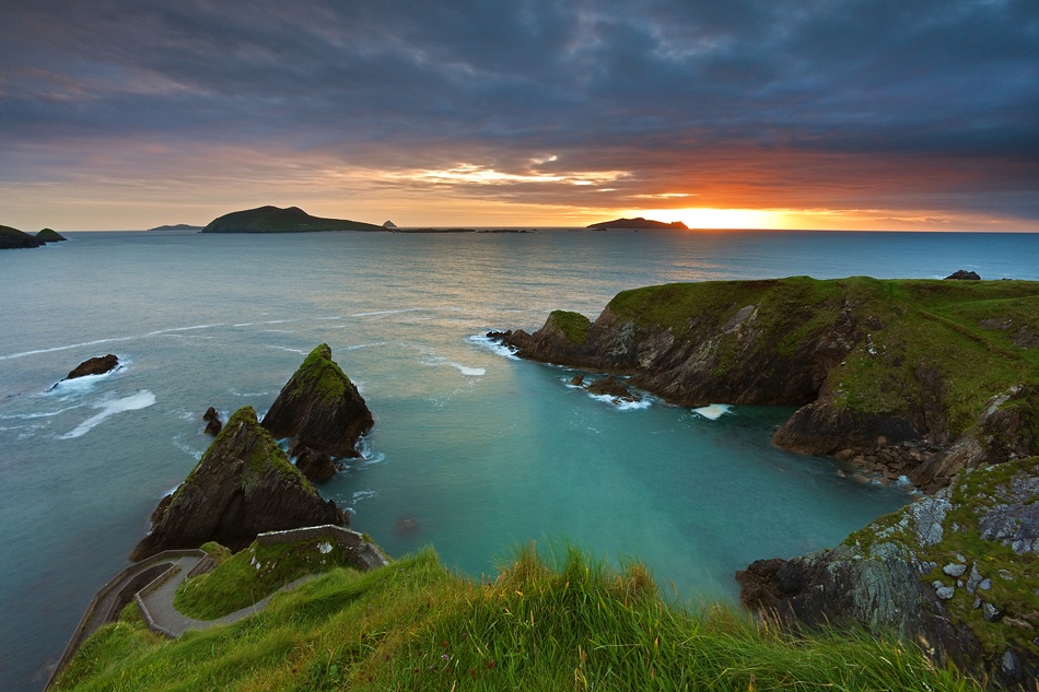looking at the Blasket Islands