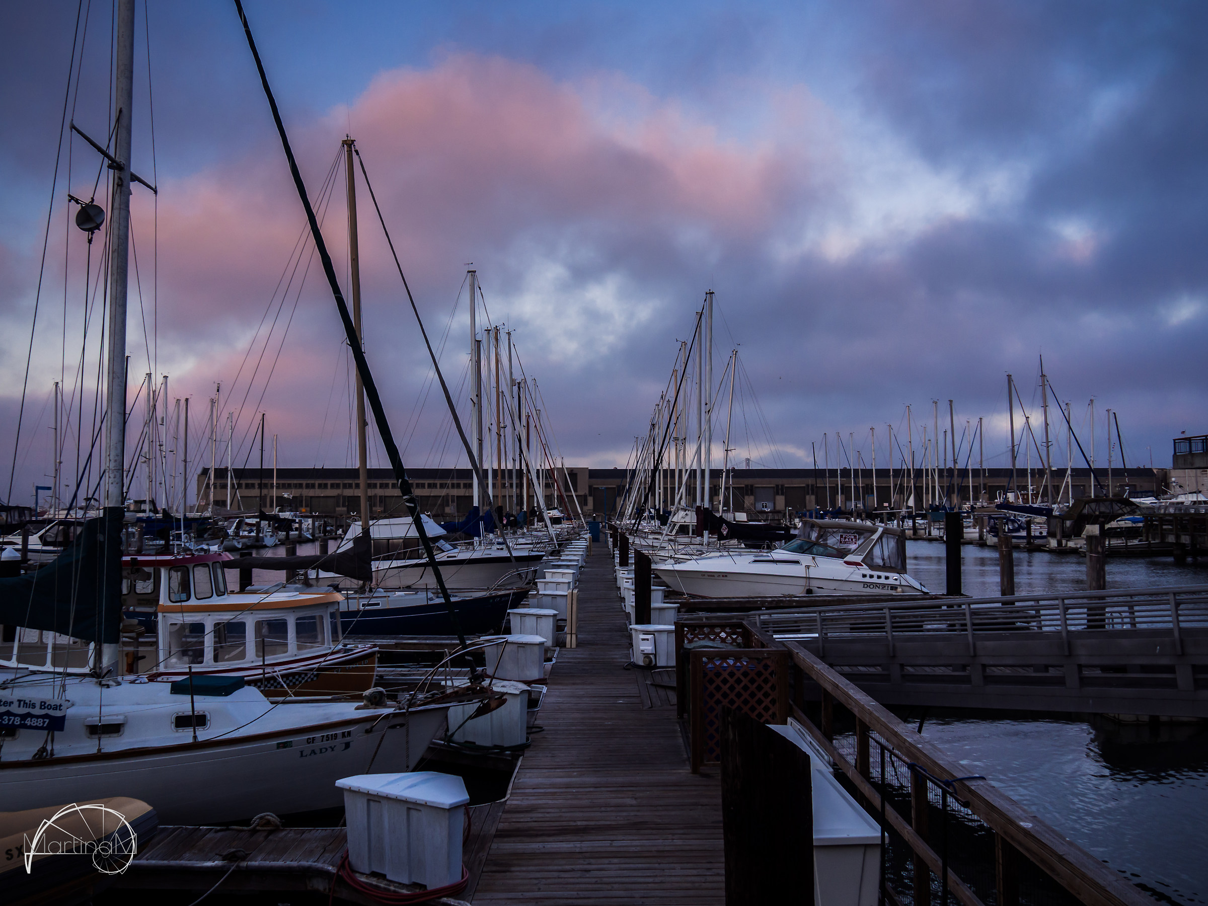 San Francisco - Pier 39 at sunset