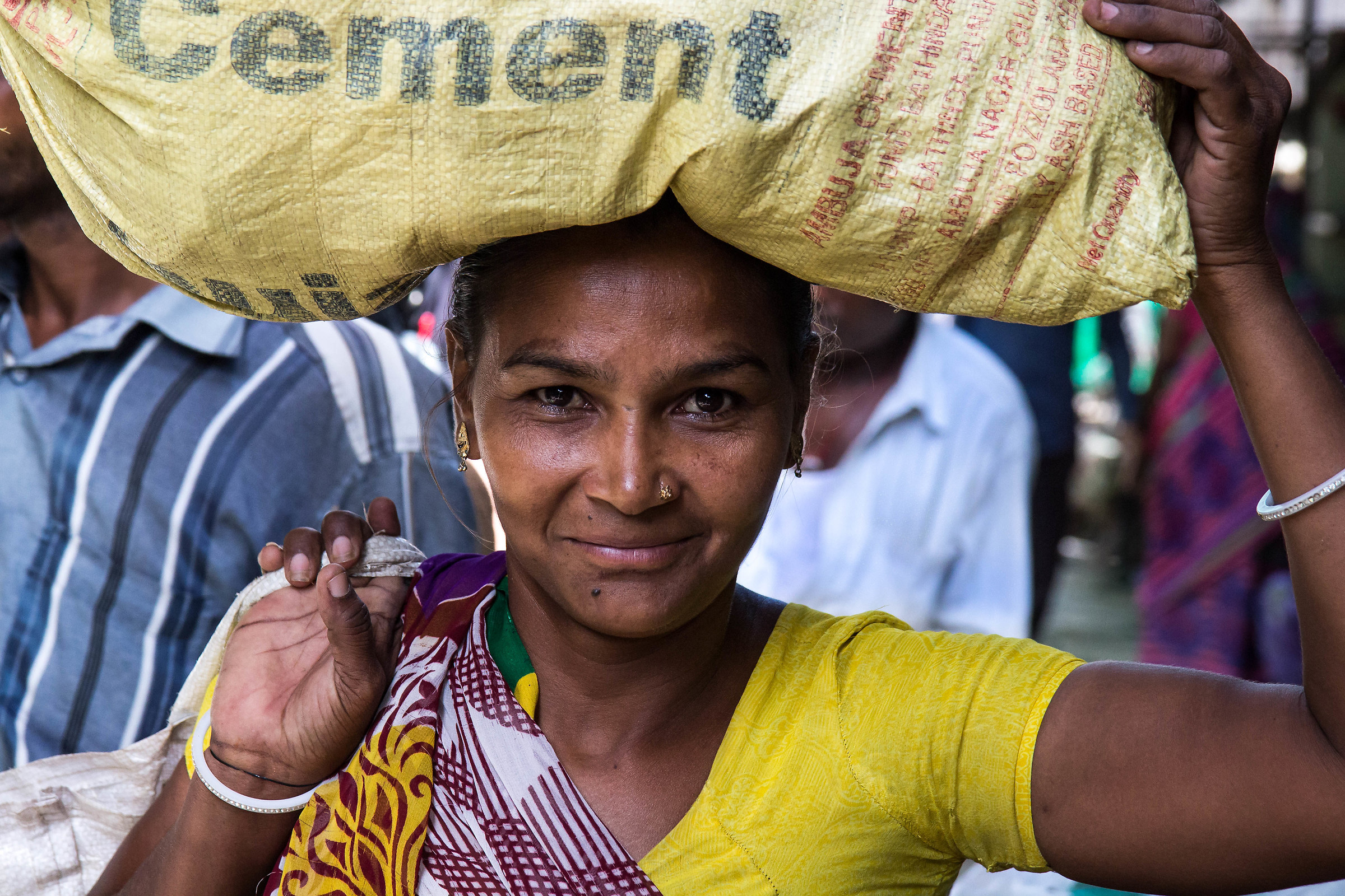 Ahmedabad, Gujarat, in giro per il mercato