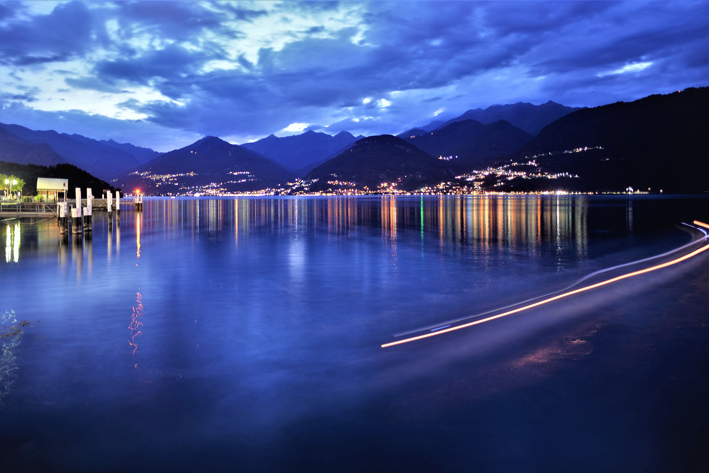 Lights on Lake Como