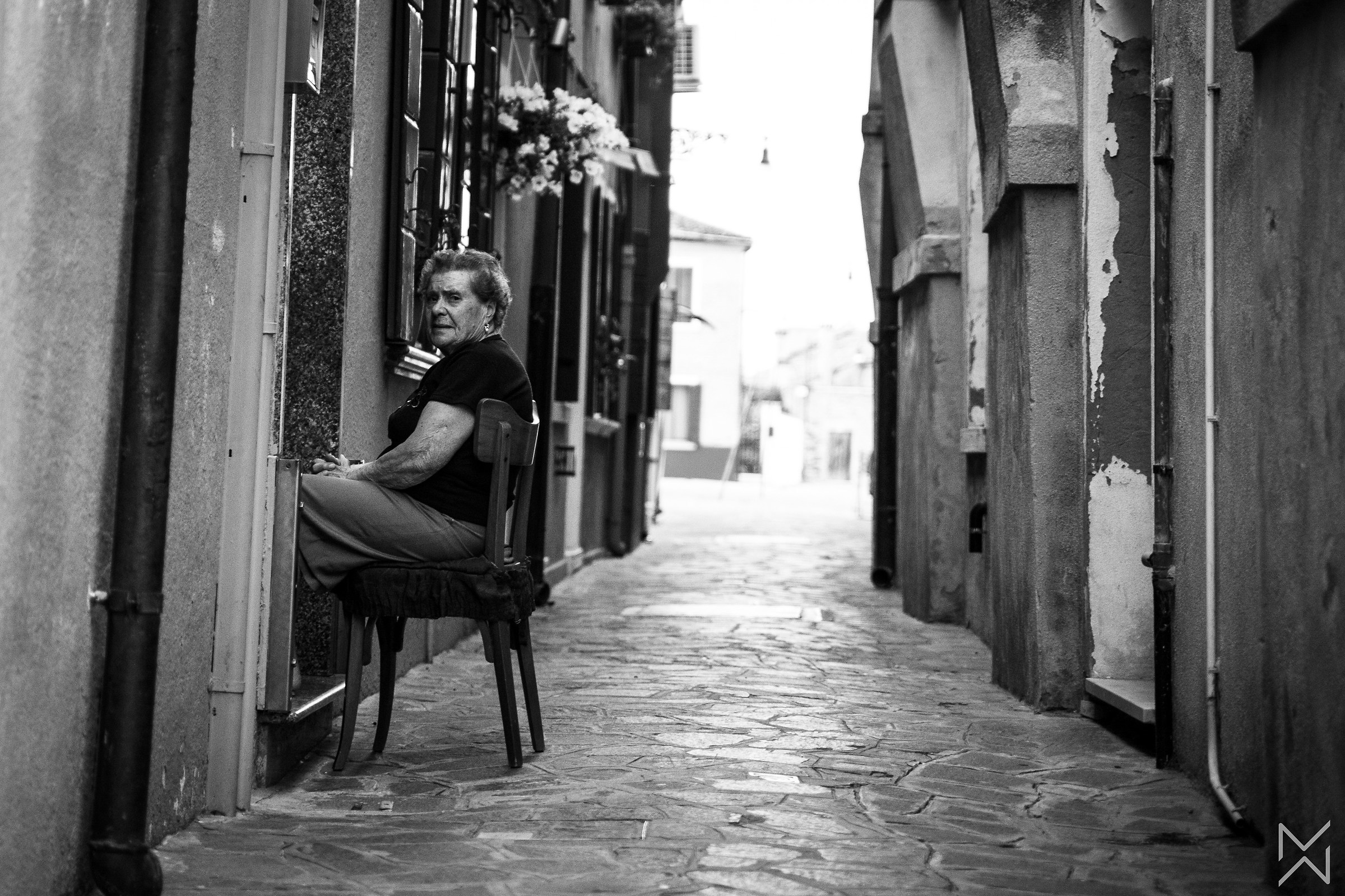 I look at the evening