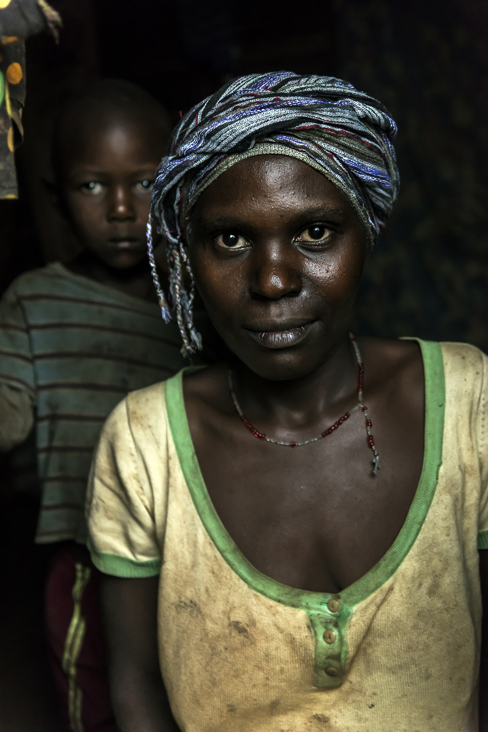 In una capanna rurale - Uganda