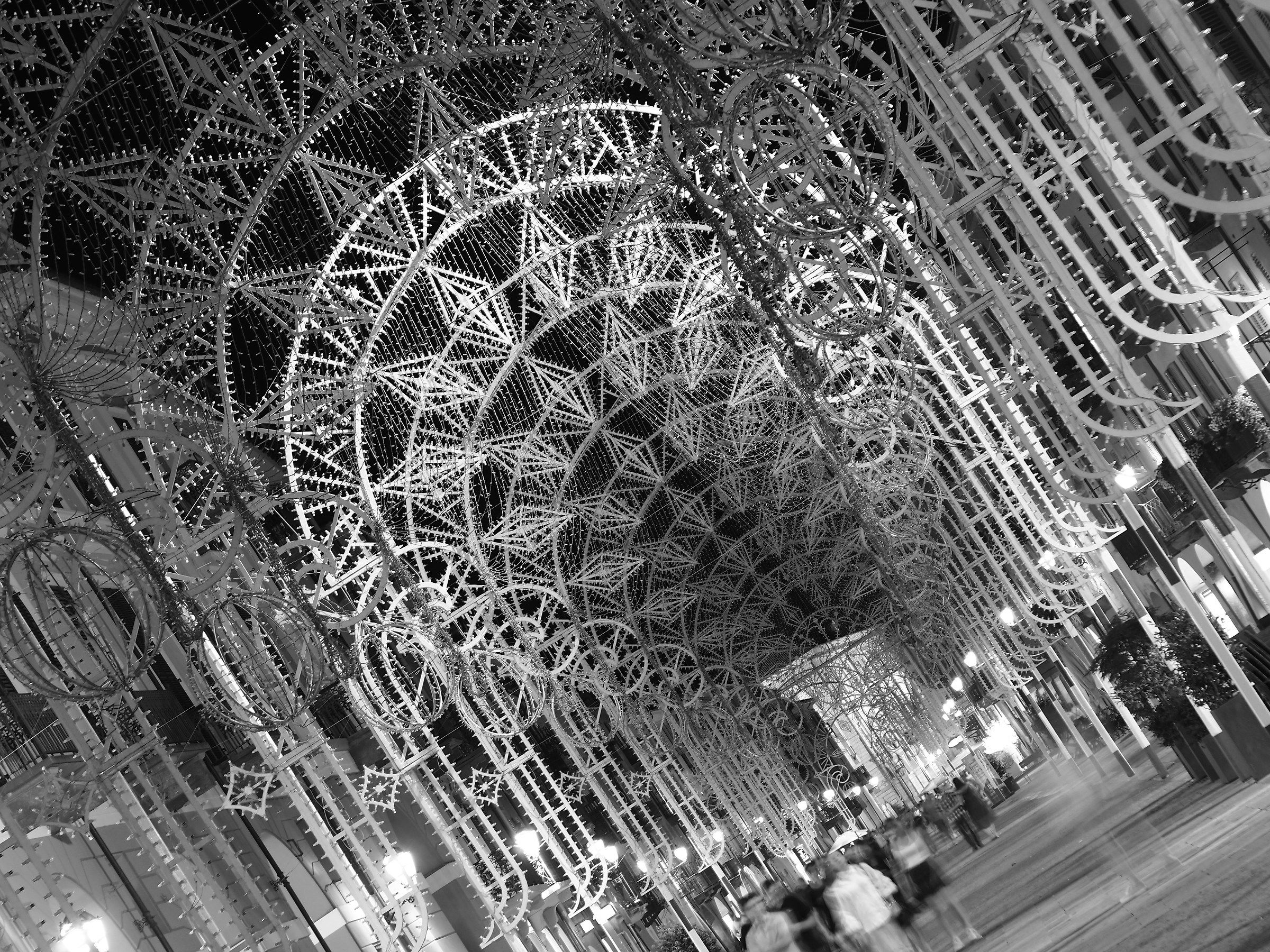 Illuminated wedge .. in the dark