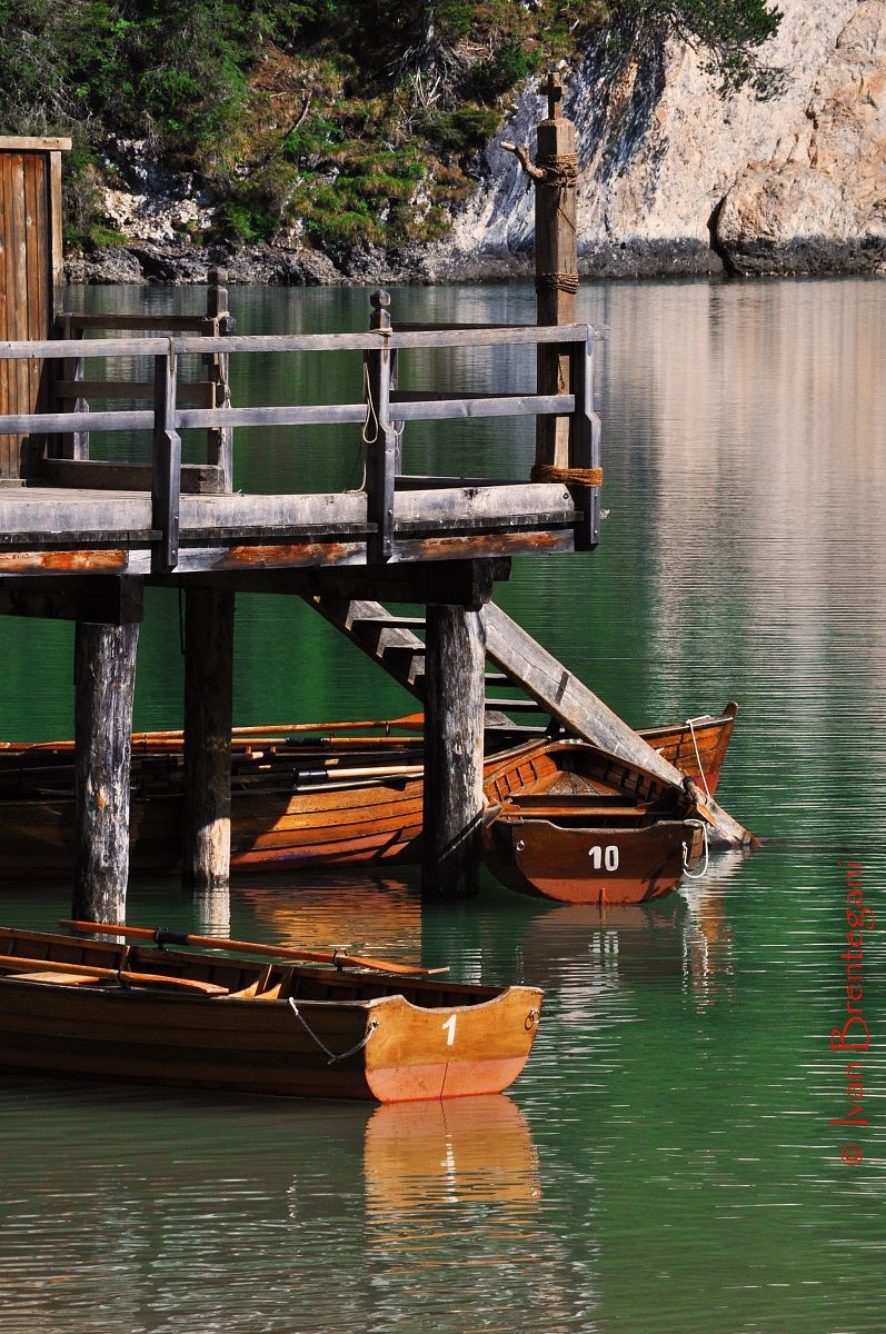 Barche sul Lago di Bries