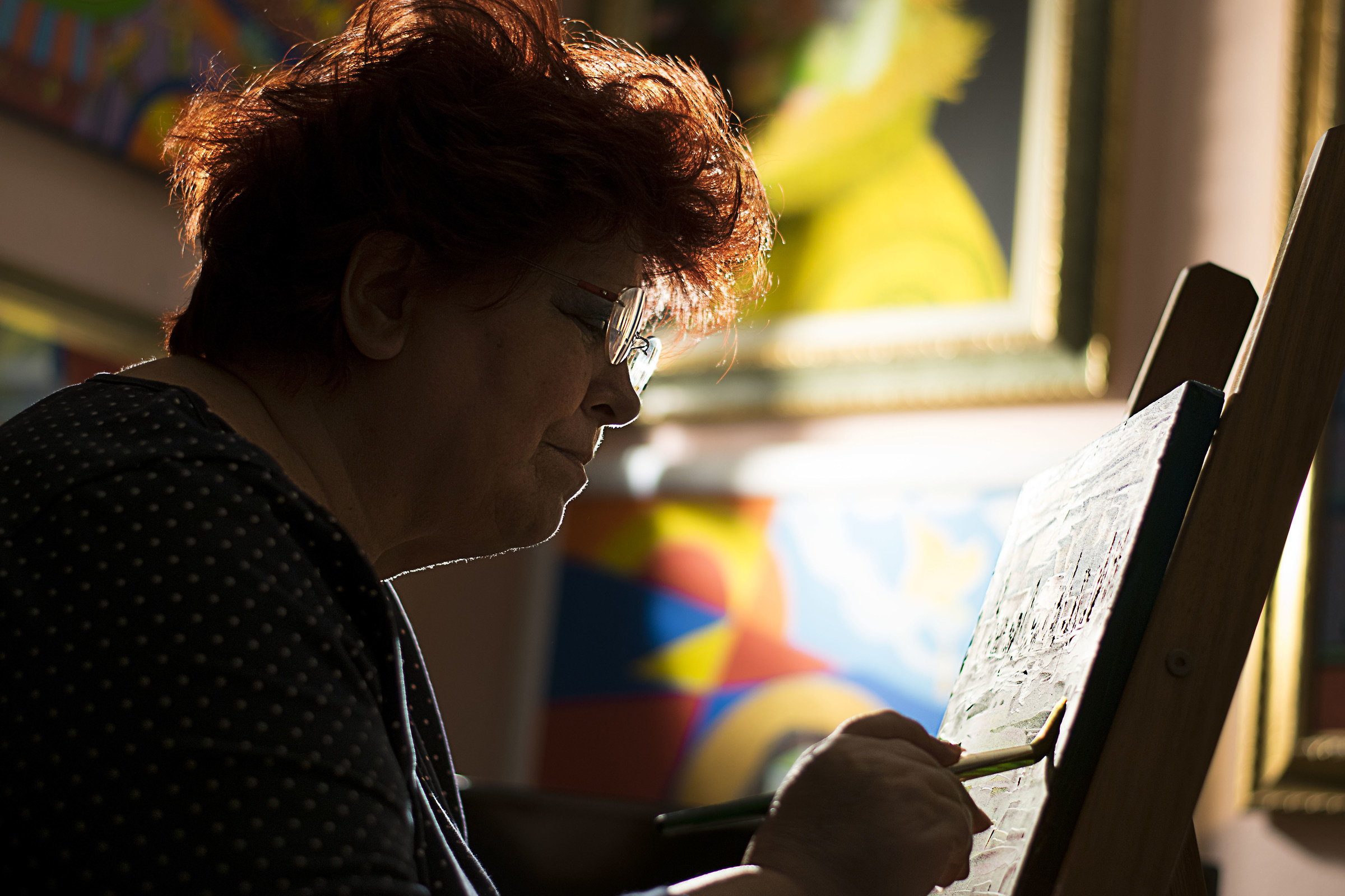 Coloring in backlight