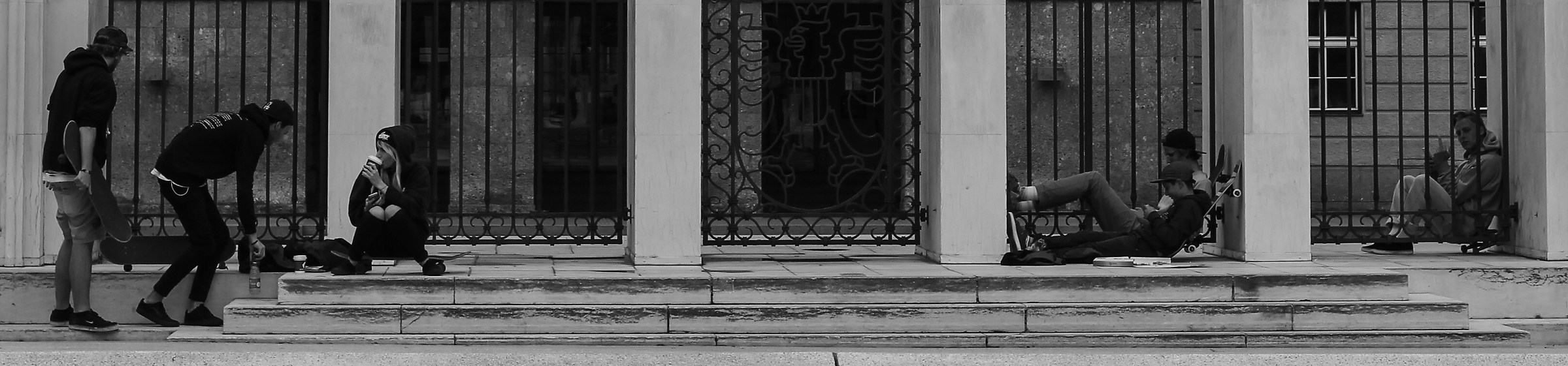 Resting from skating