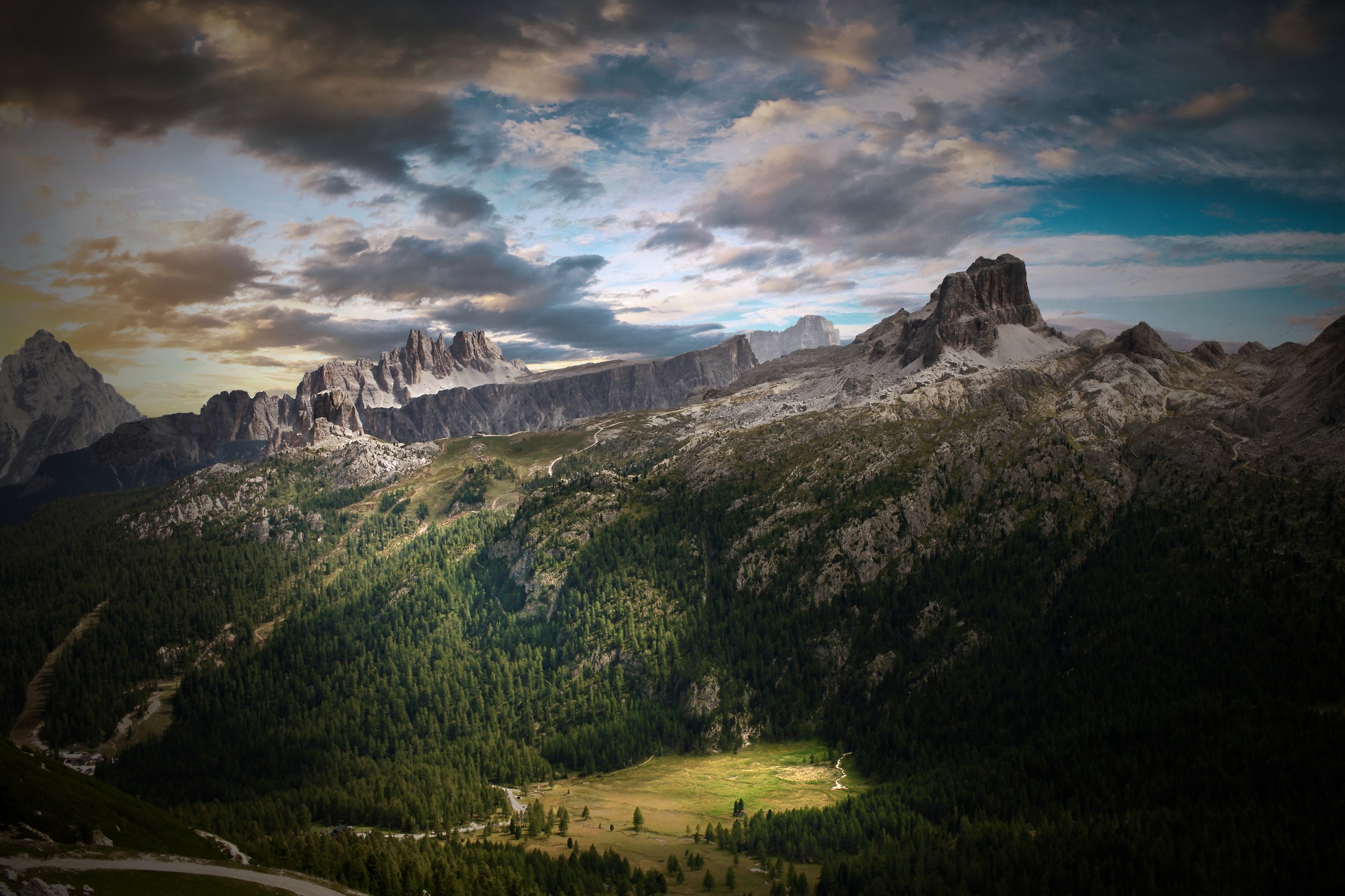 Panorama from Lagazuoi