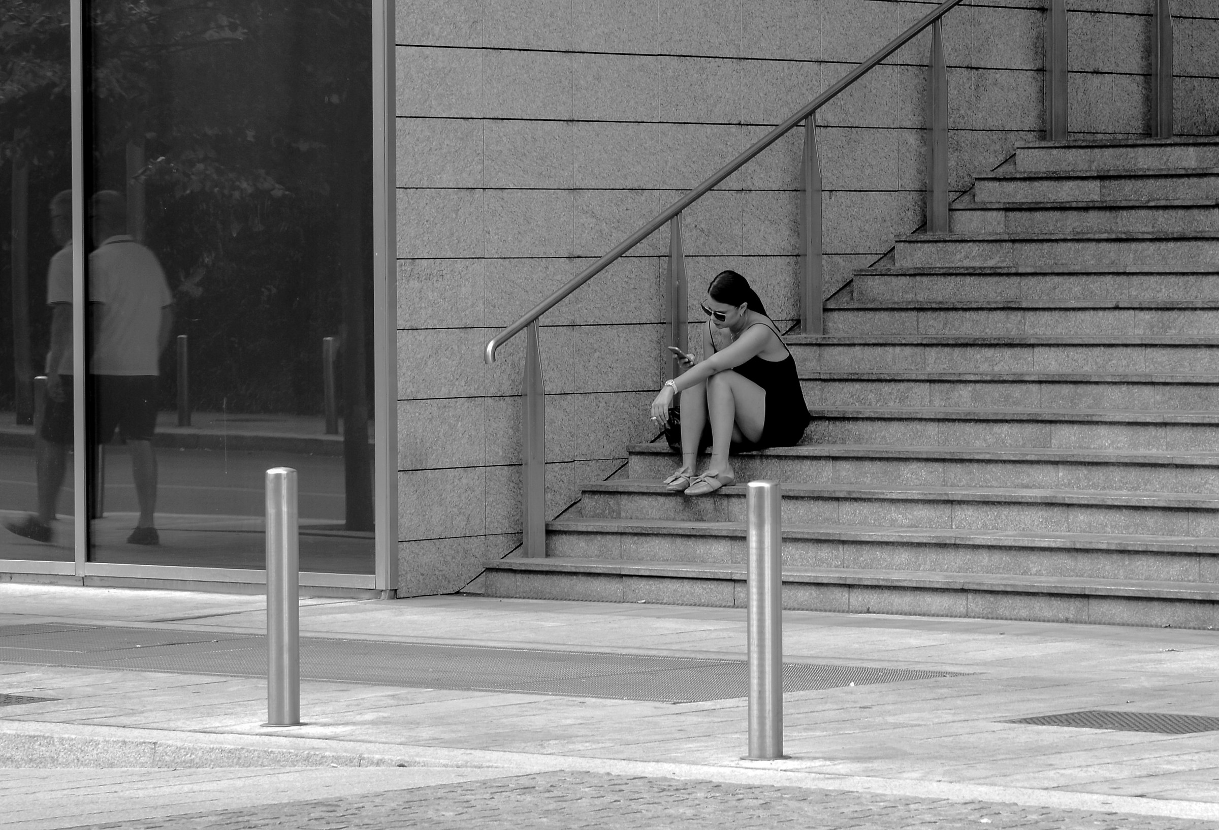 Il riflesso sulla vetrina