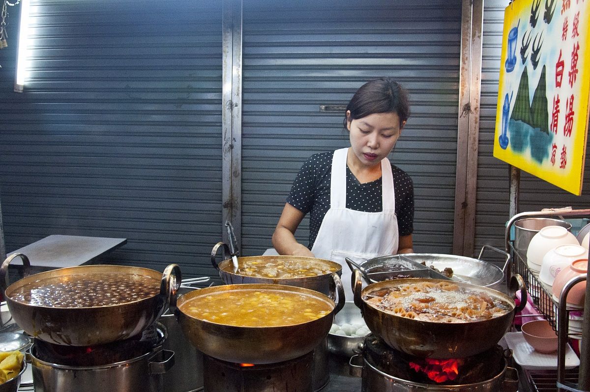 Preparing dinner, Bangkok, Thailand