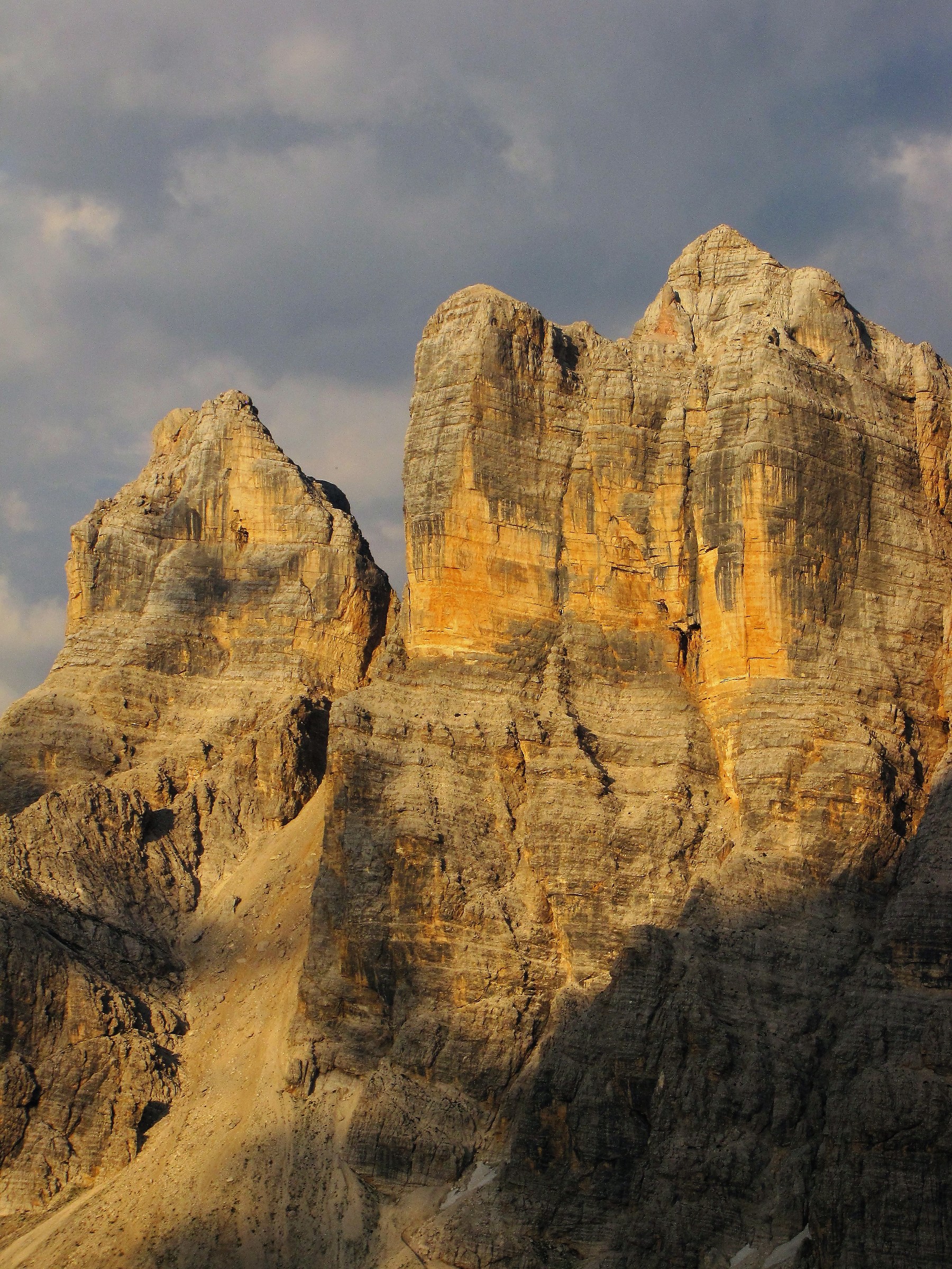 Dettaglio tramonto Civetta