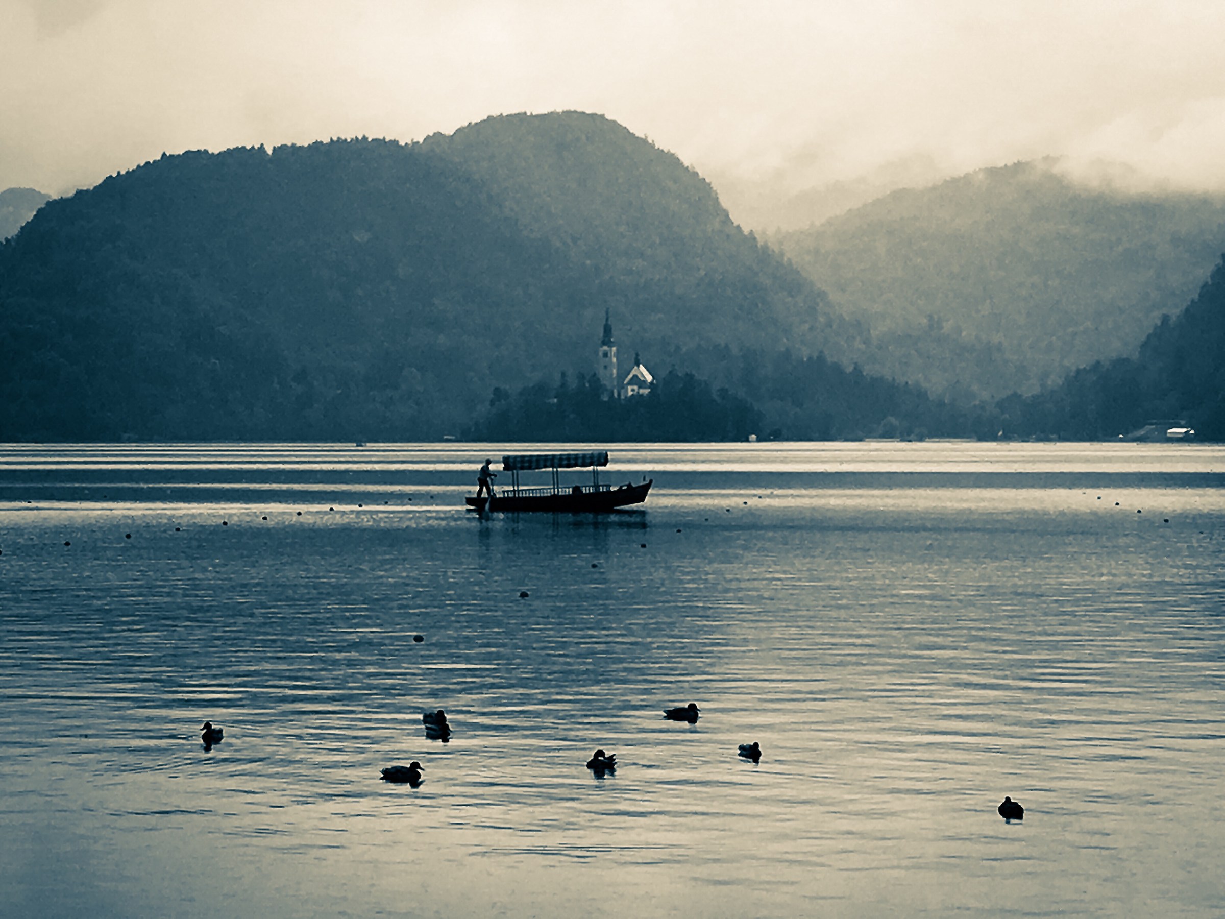 Bled towards evening ...