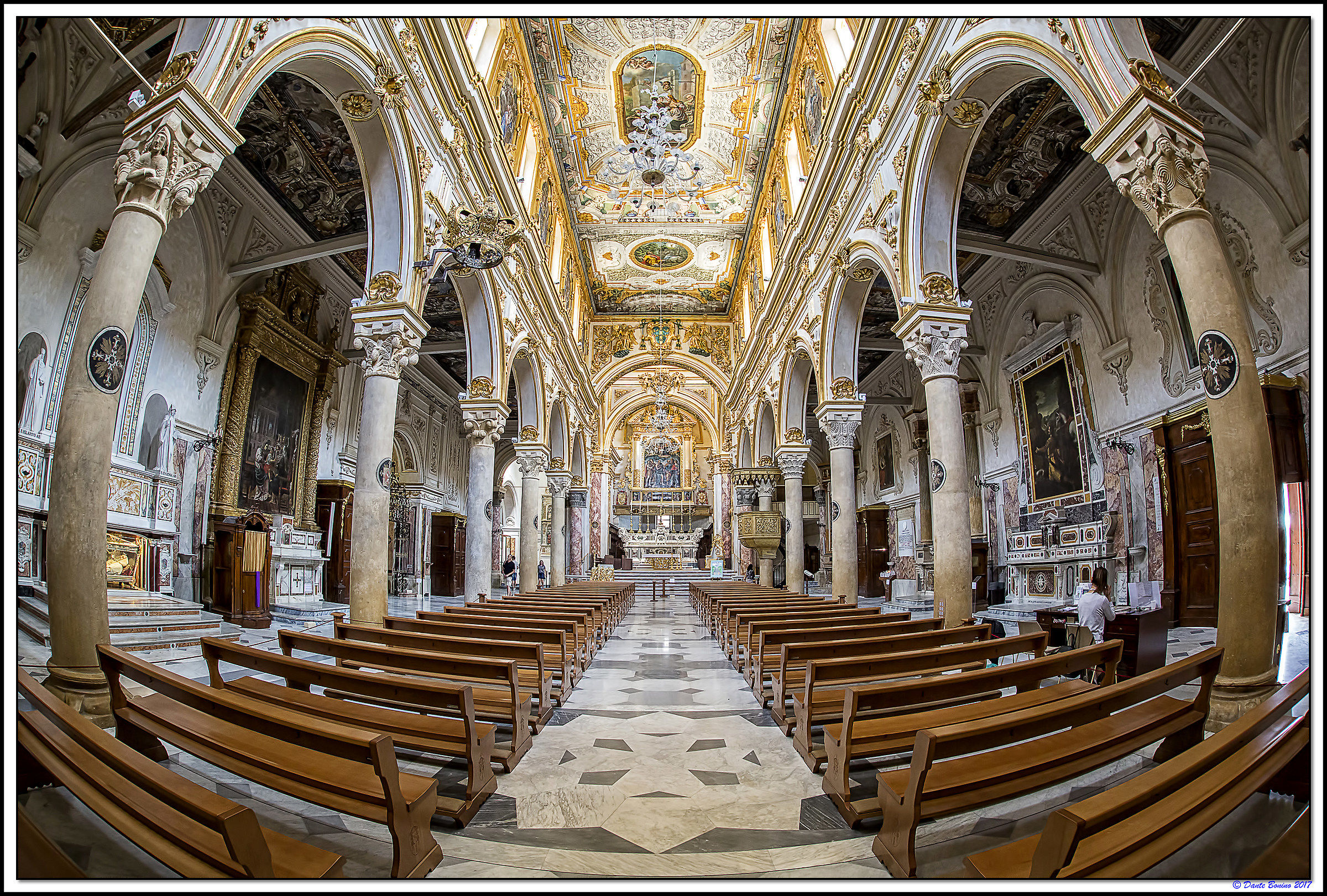 Basilica of Matera in fish