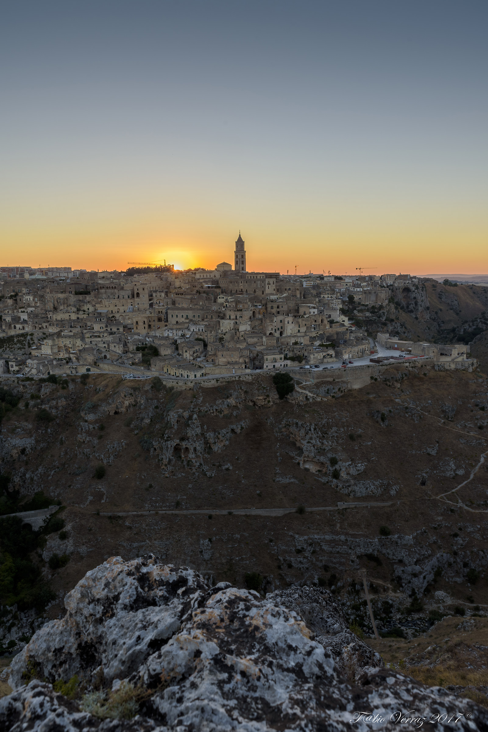 Sunset in Matera