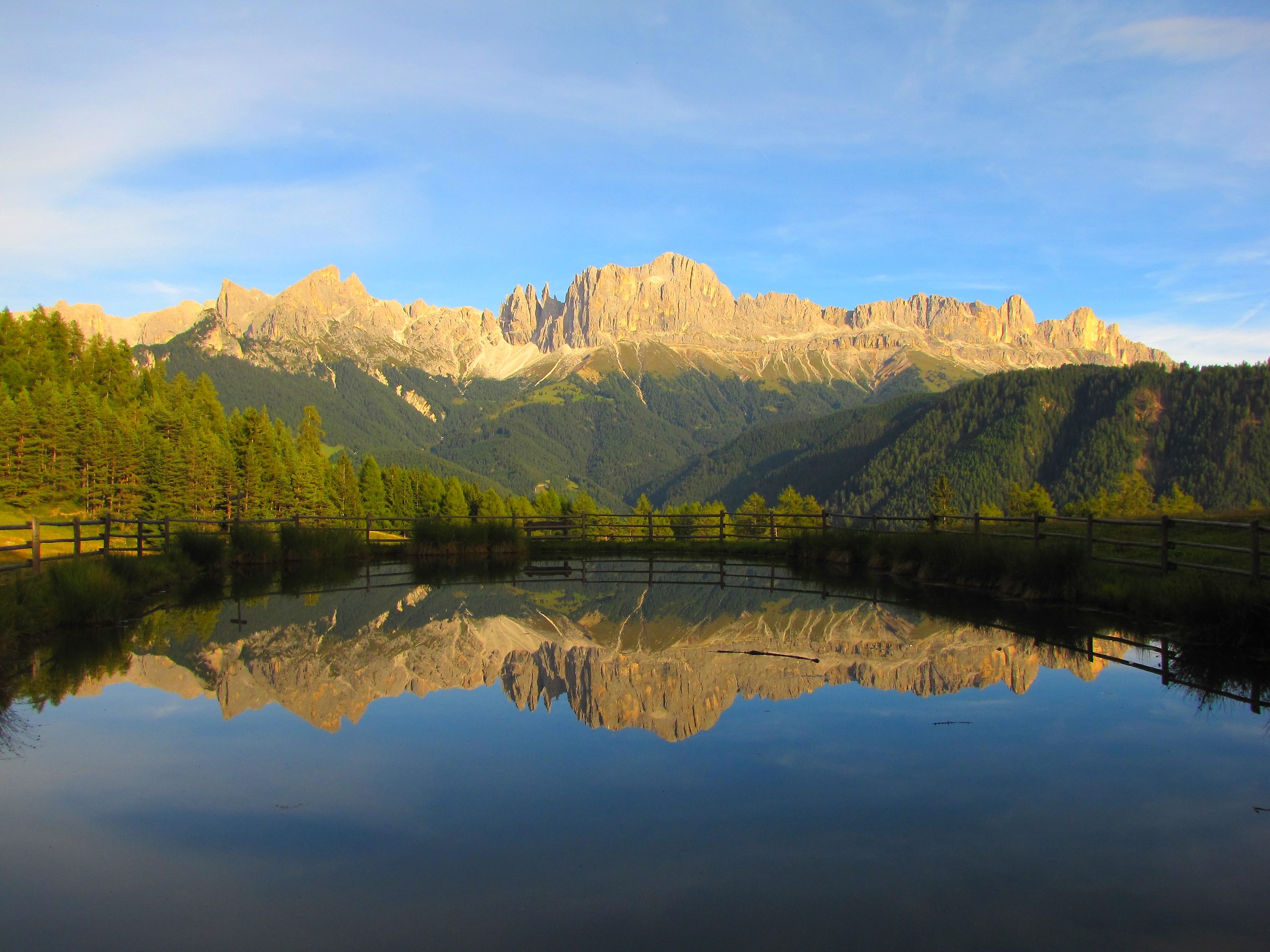 Reflected catinacle in Lake Wuhn