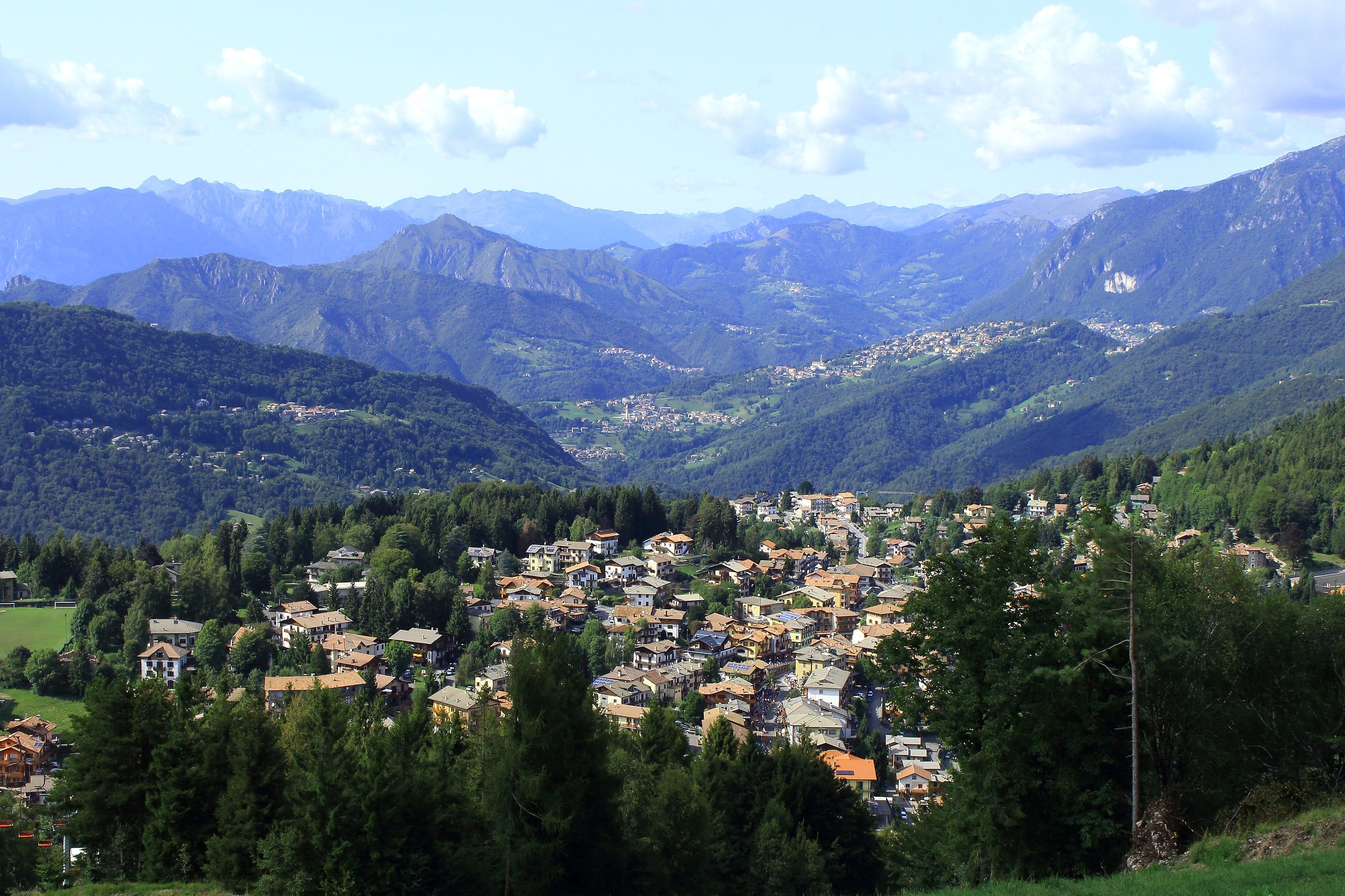 Dall'alto di Selvino