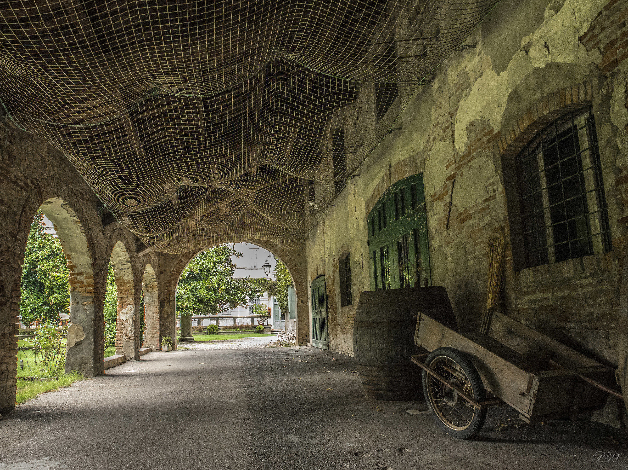 La barchessa di Villa Mila