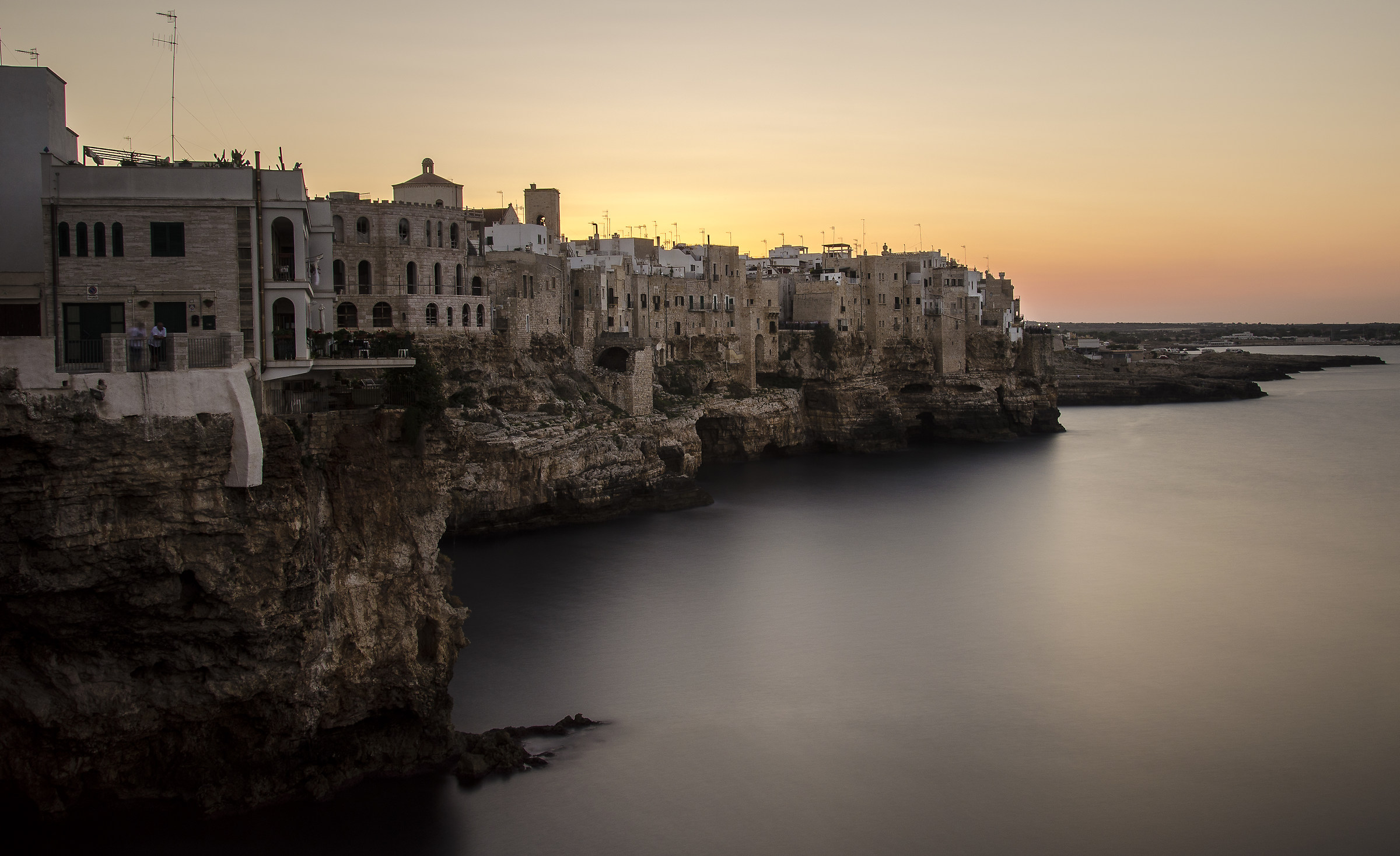 Tramonto a Polignano a Mare