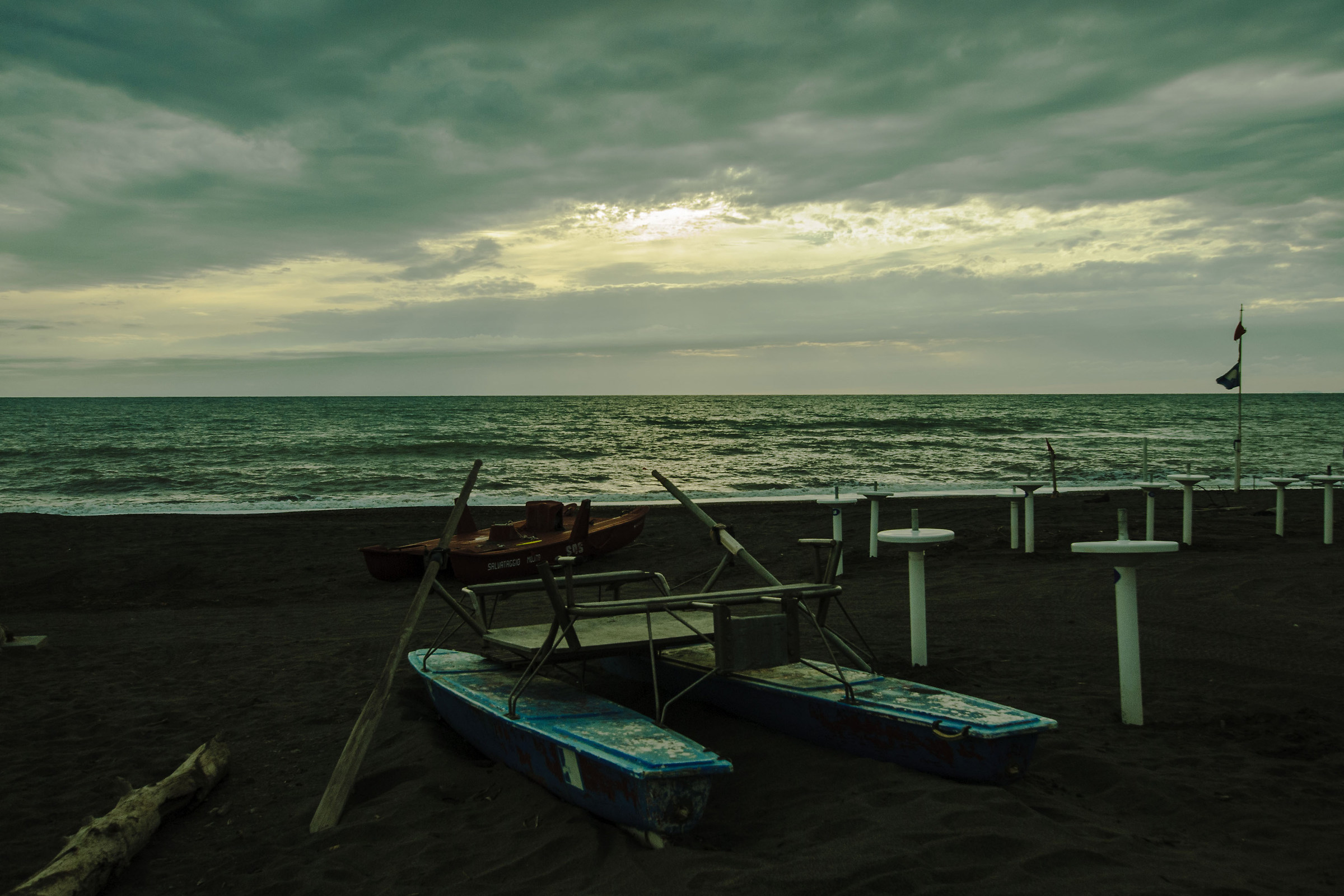Summer on a Solitary Beach