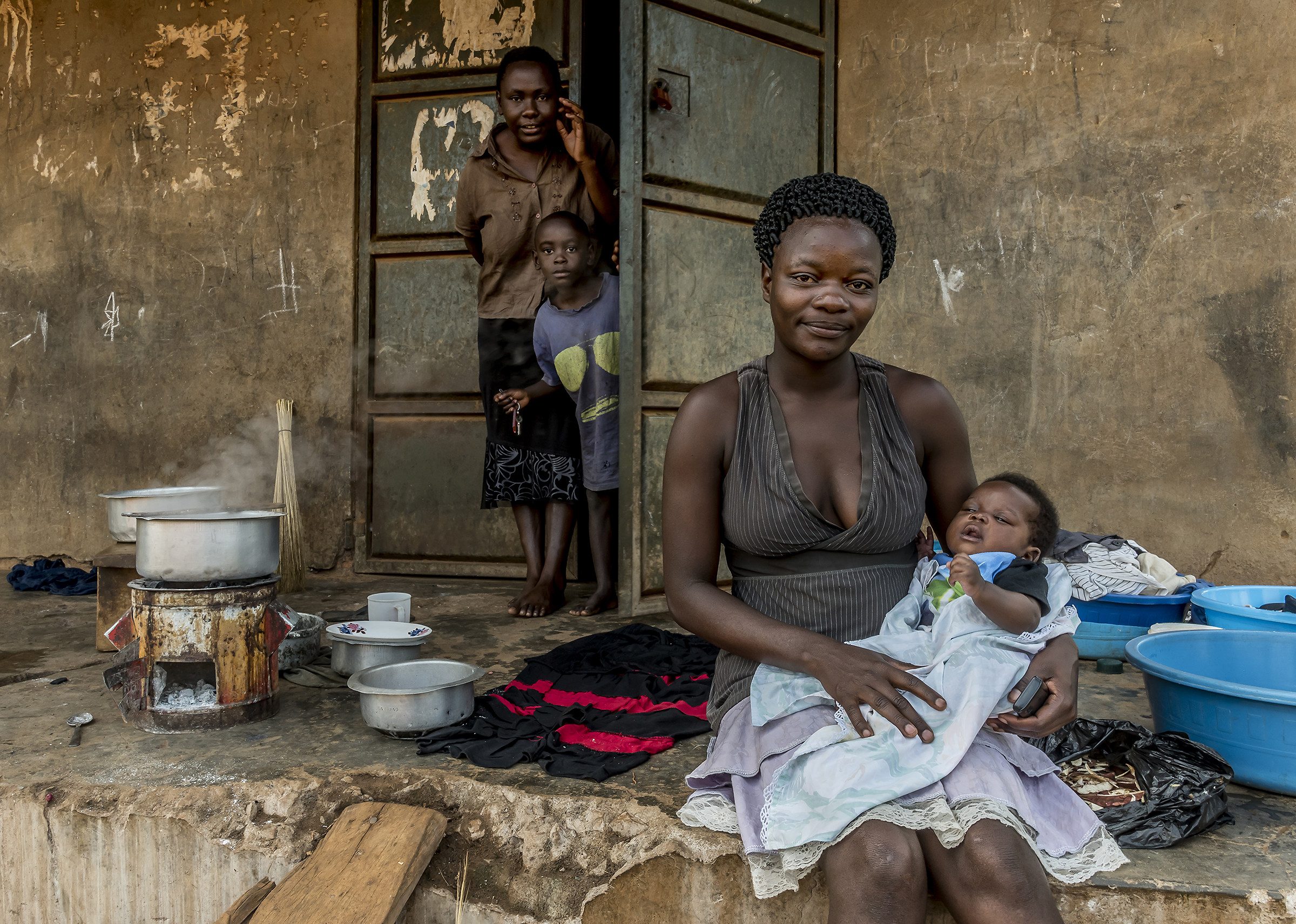 In una cittadina - Uganda