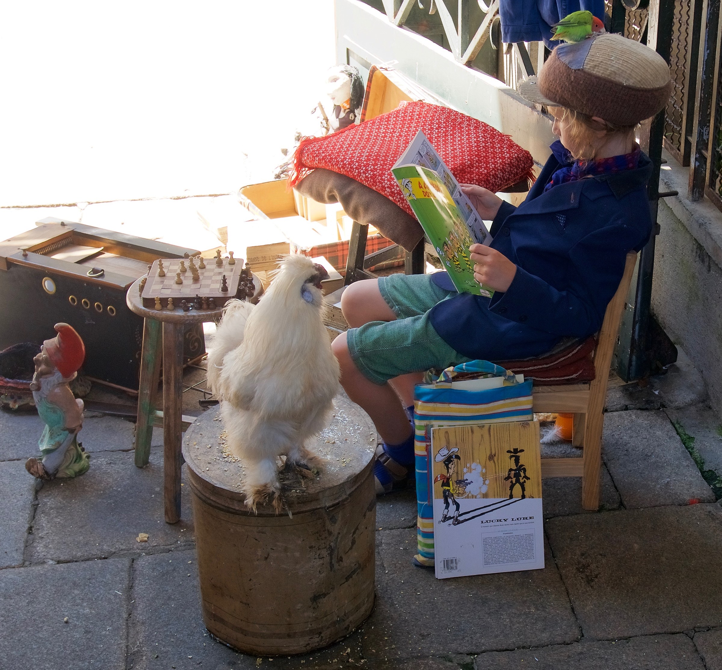 The bodyguard is always on the lookout