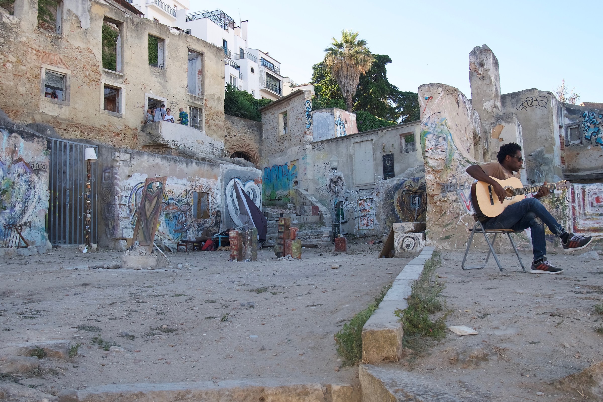 Only among the ruins