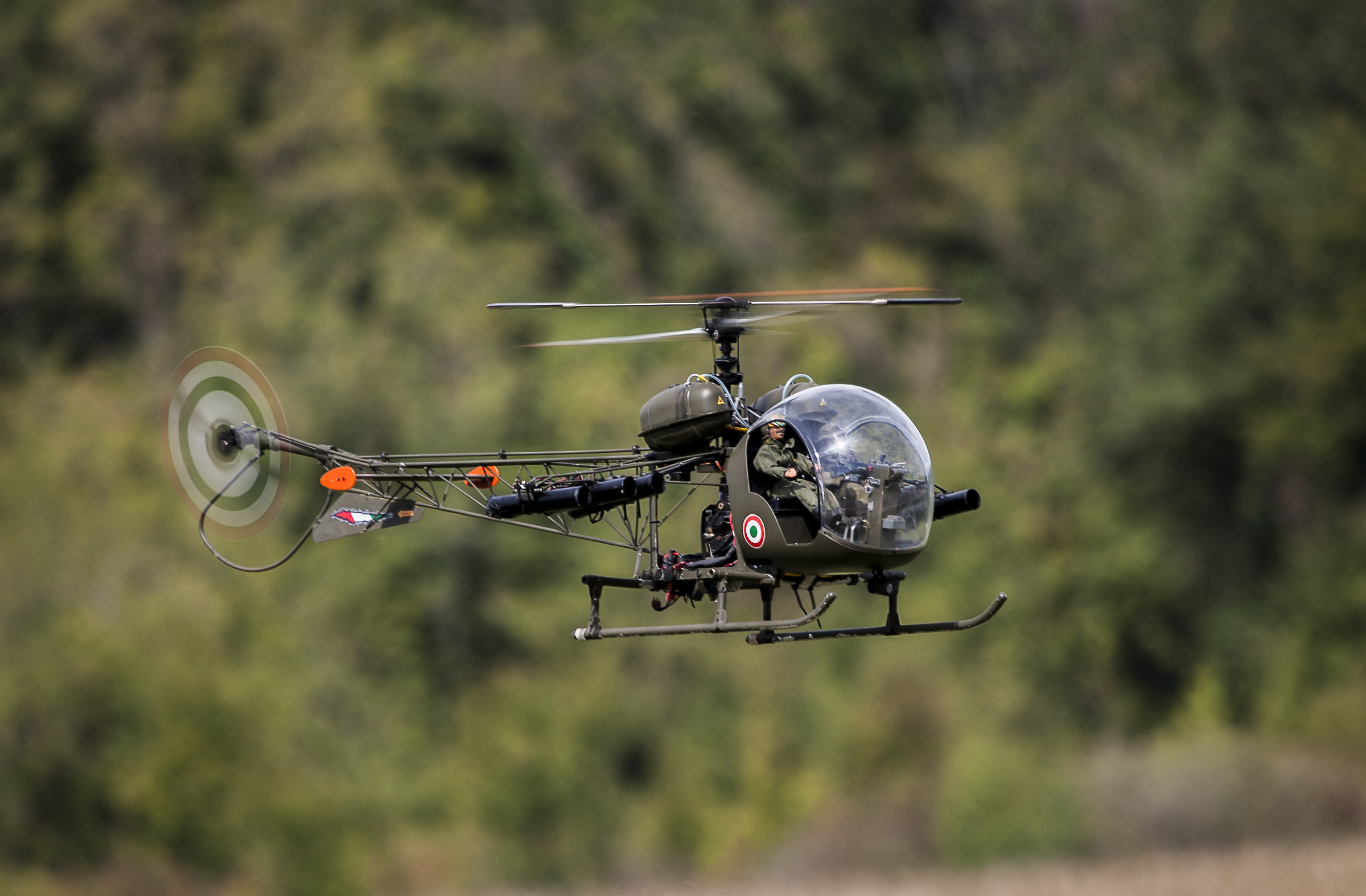 Bell47 helicopter reproduction