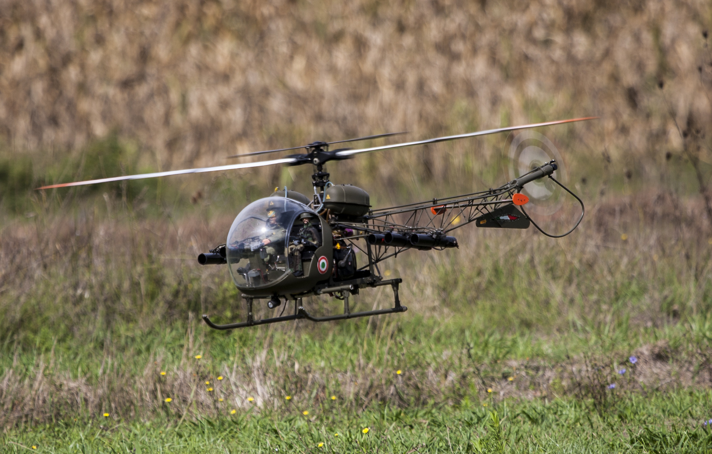 Bell47 helicopter reproduction