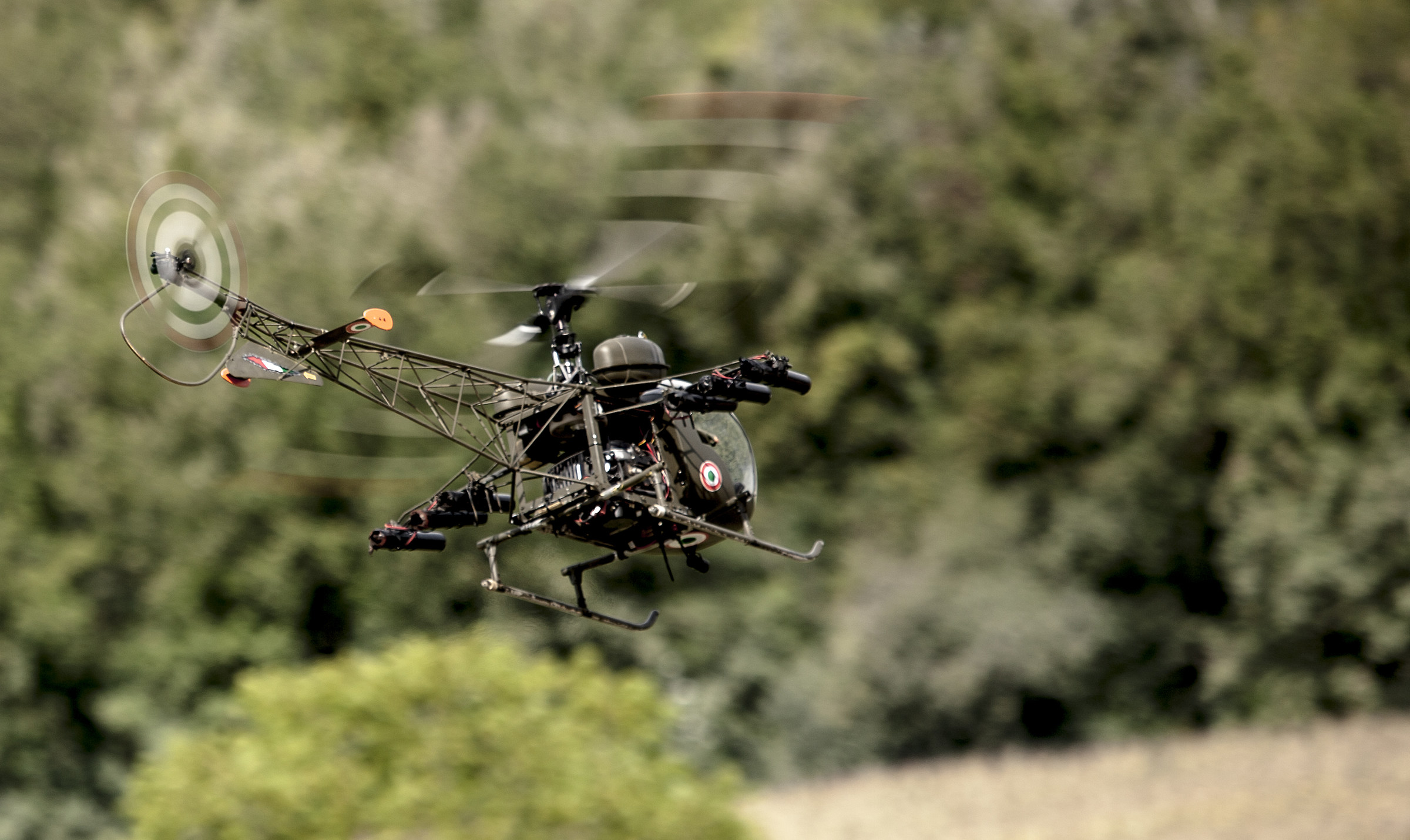 Bell47 helicopter reproduction