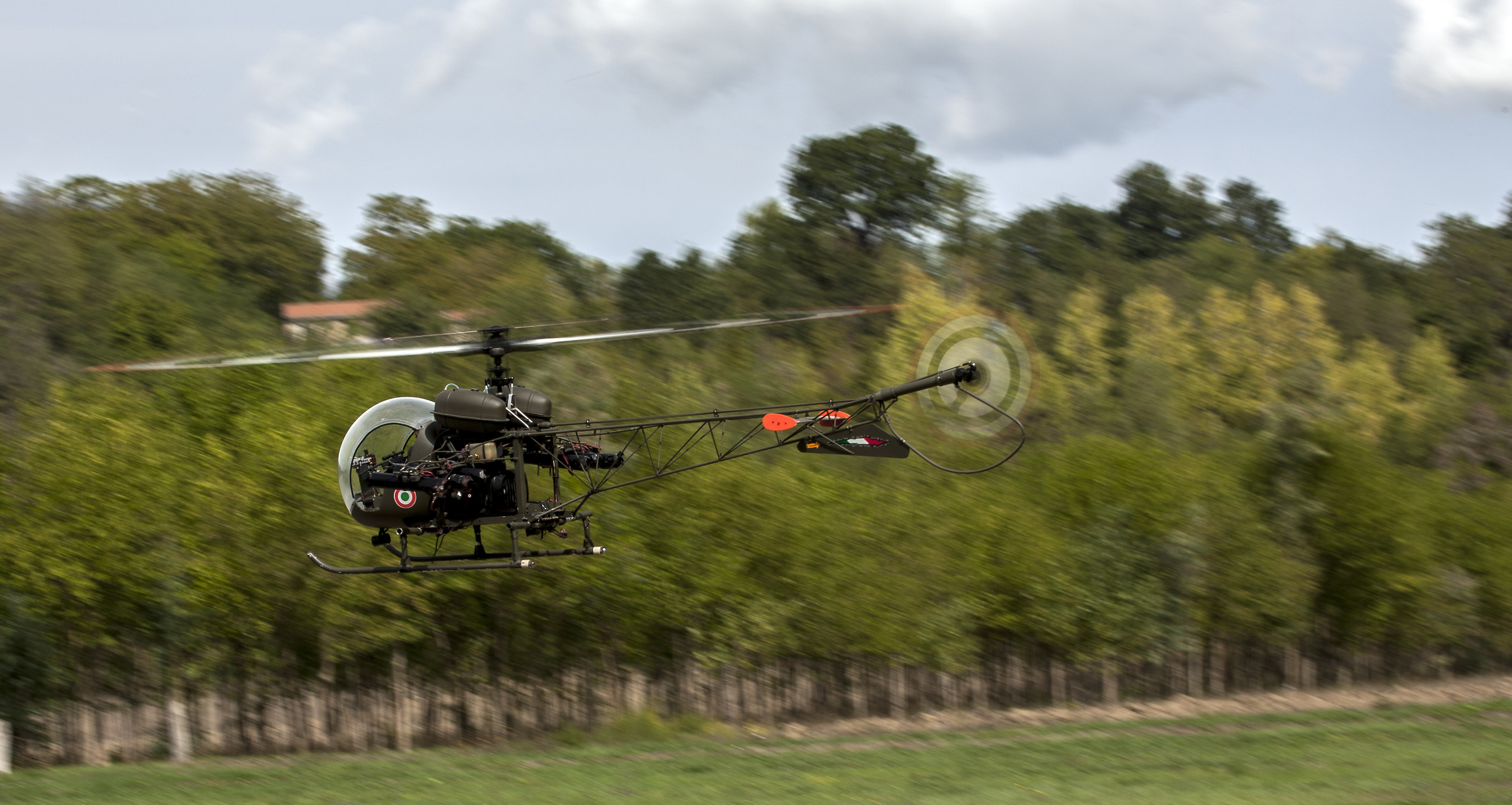 Bell47 helicopter reproduction