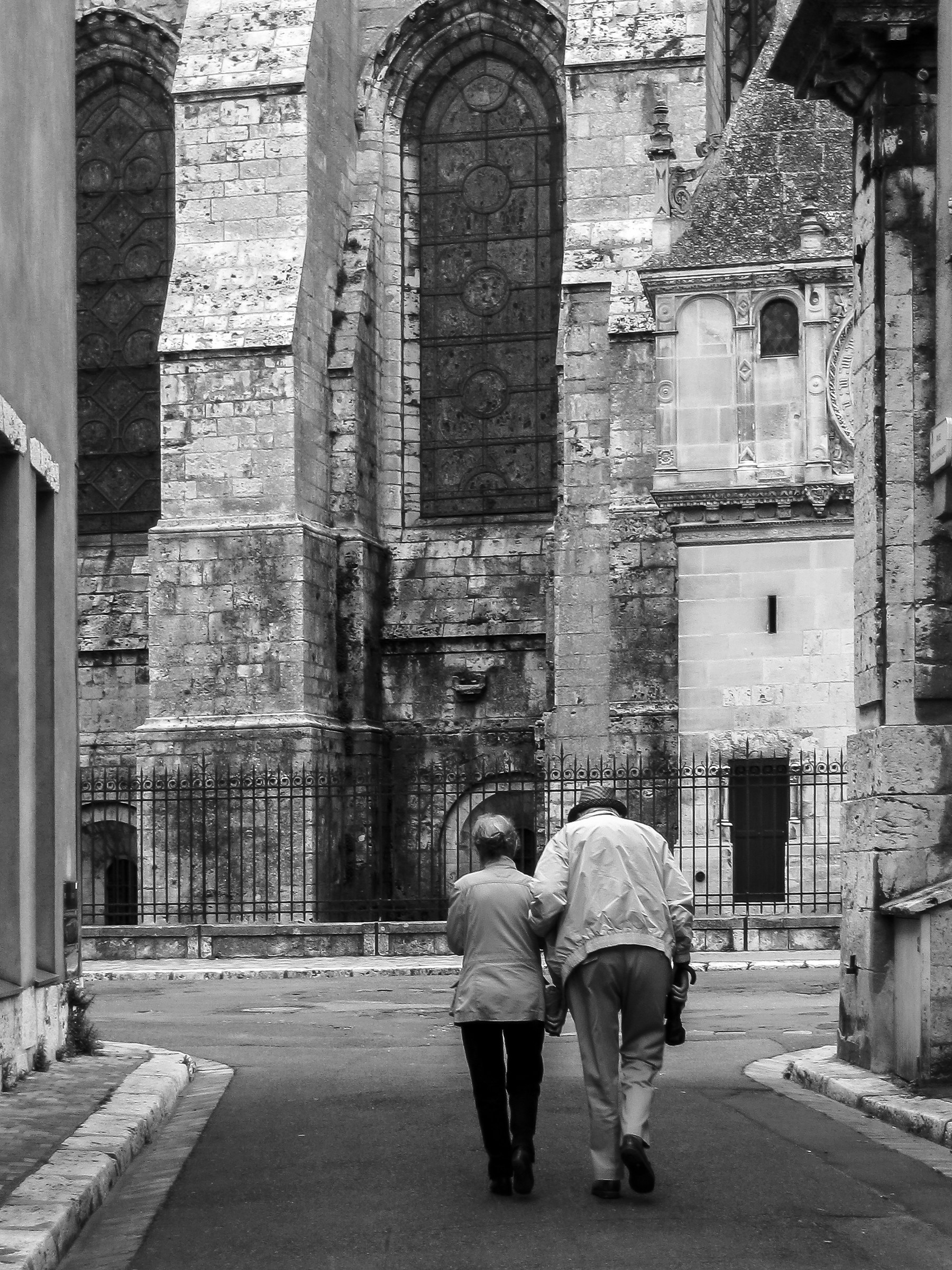 Walking slowly together